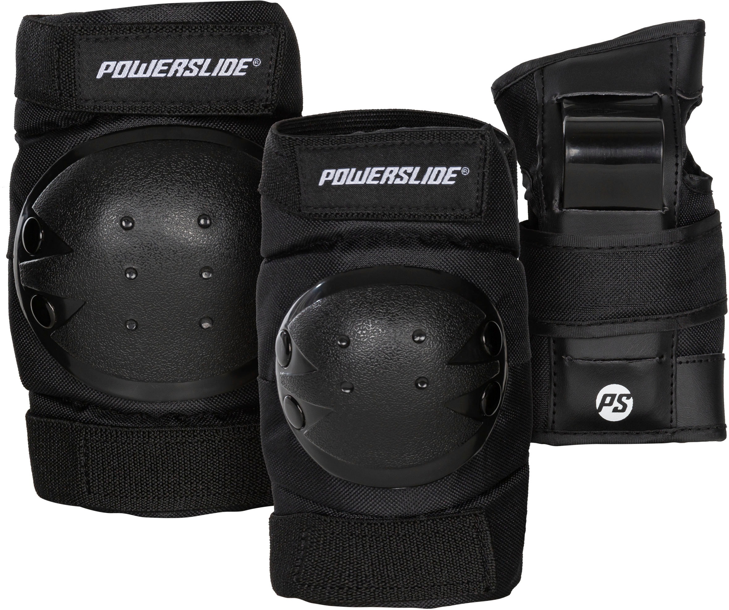 POWERSLIDE Protektoren-Set "Basic Kids Set", XS, schwarz, Protektoren