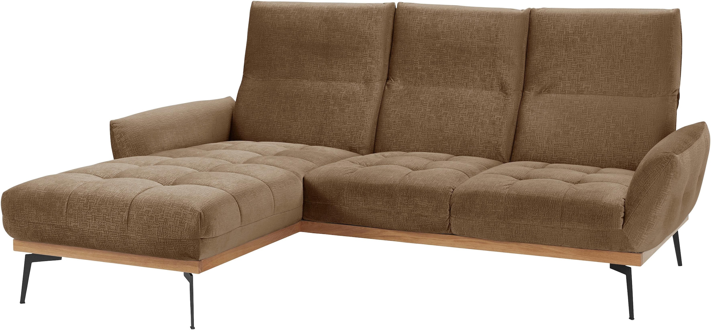 Guido Maria Kretschmer Home&Living Ecksofa »Palíc, inkl. Rückenverstellung, bequem, elegant, Breite 245cm, L-Form«