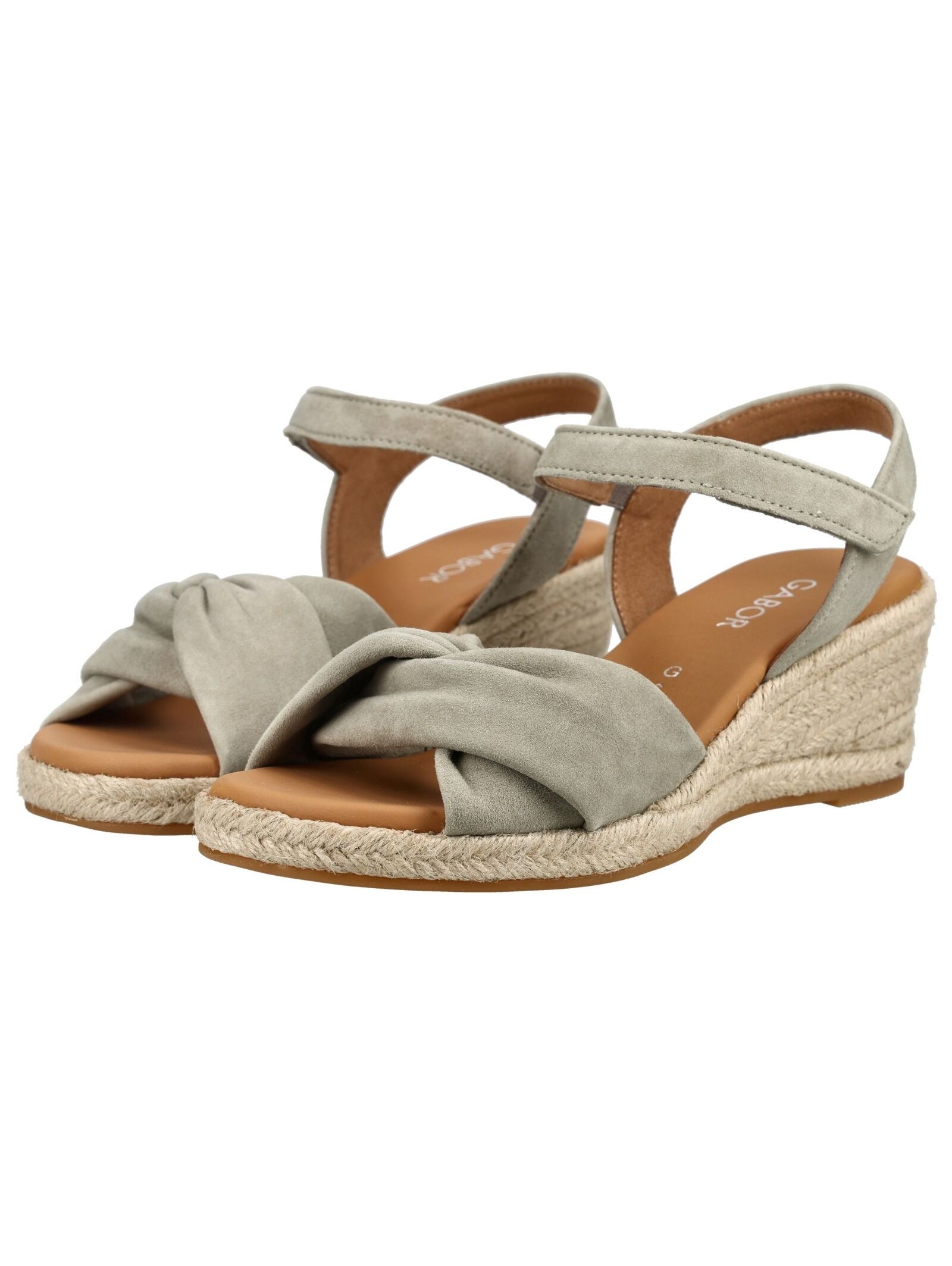 Gabor Comfort Wedge Sandal Beige 40.5 6