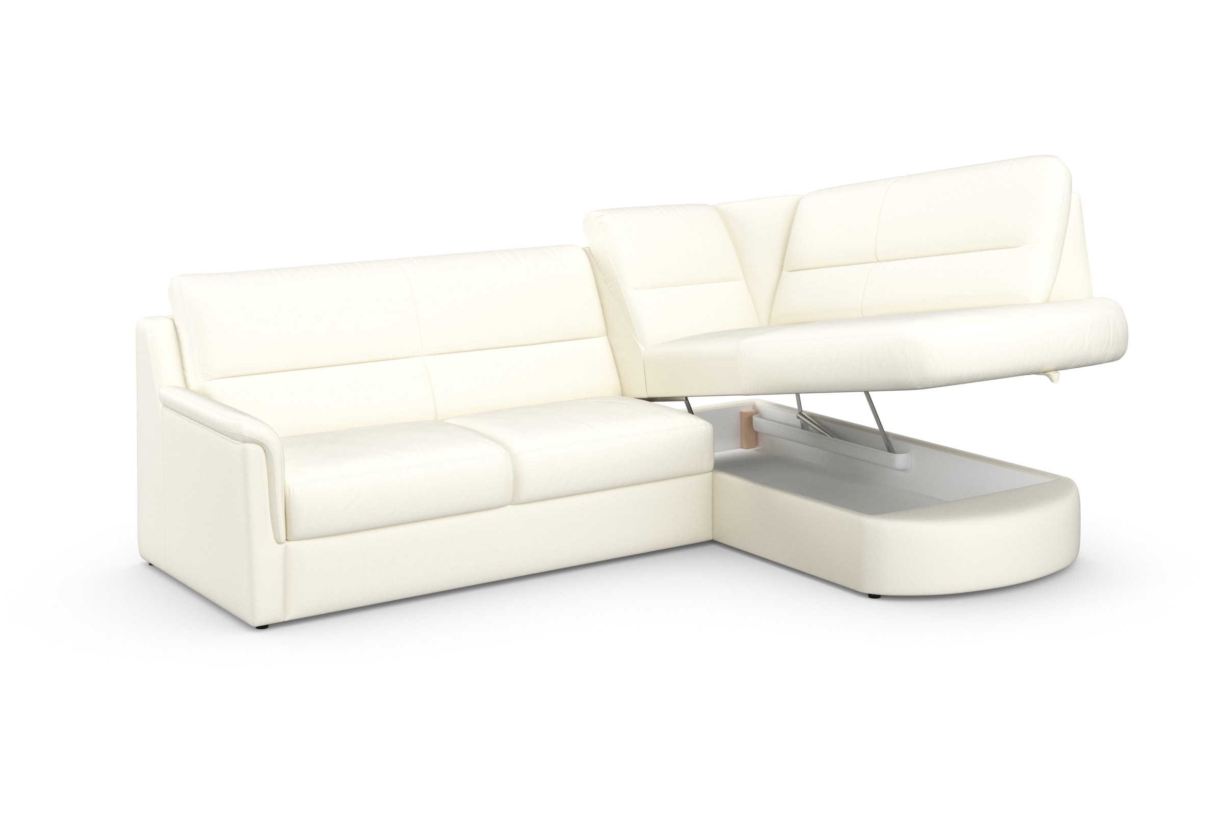 sit&more Ecksofa »Panini L-Form«, wahlweise mit Bettfunktion und Bettkasten