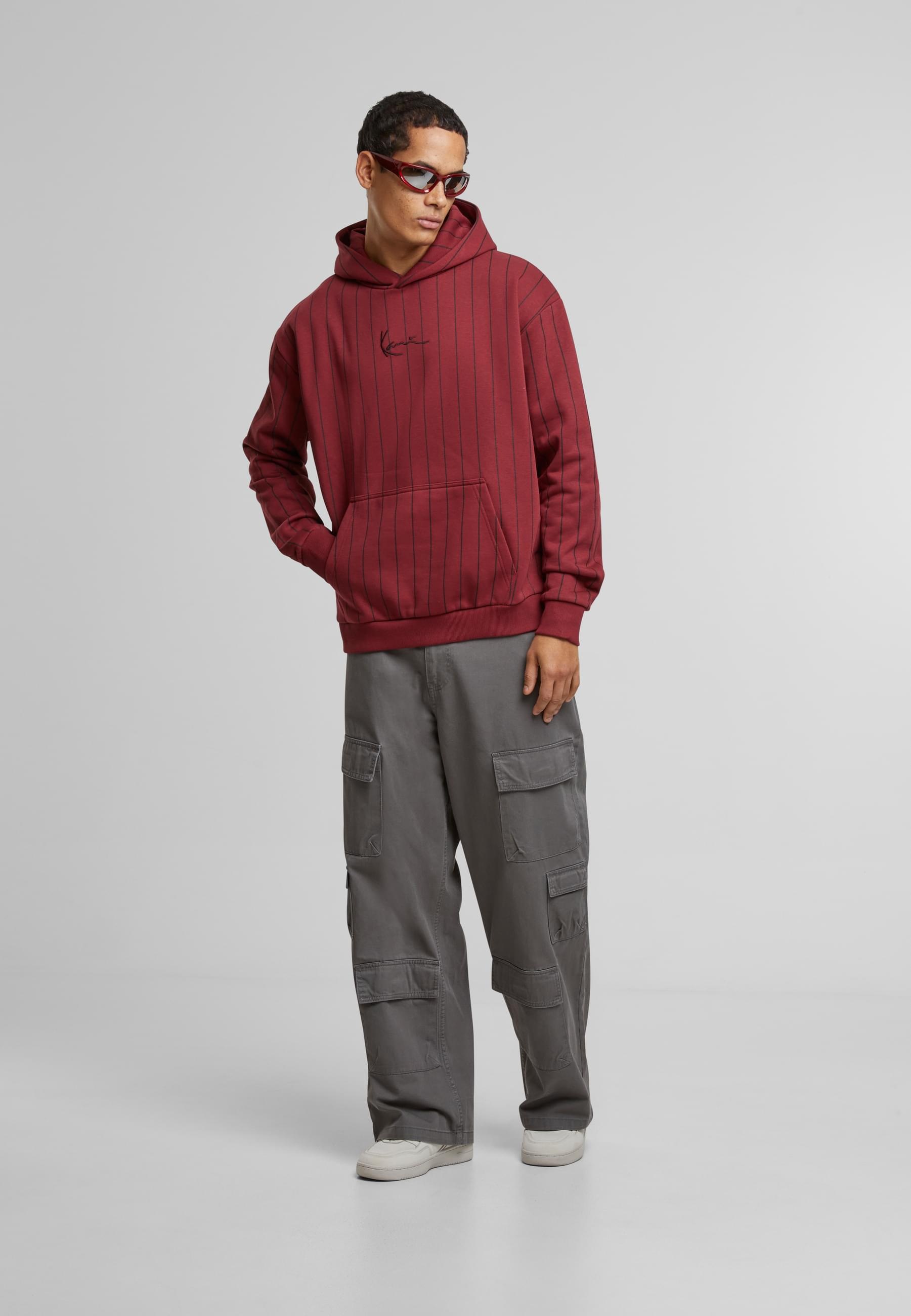 Karl Kani Kapuzensweatshirt »Karl Kani KK Small Signature Essential Pinstripe Hoodie«, (1 tlg.)