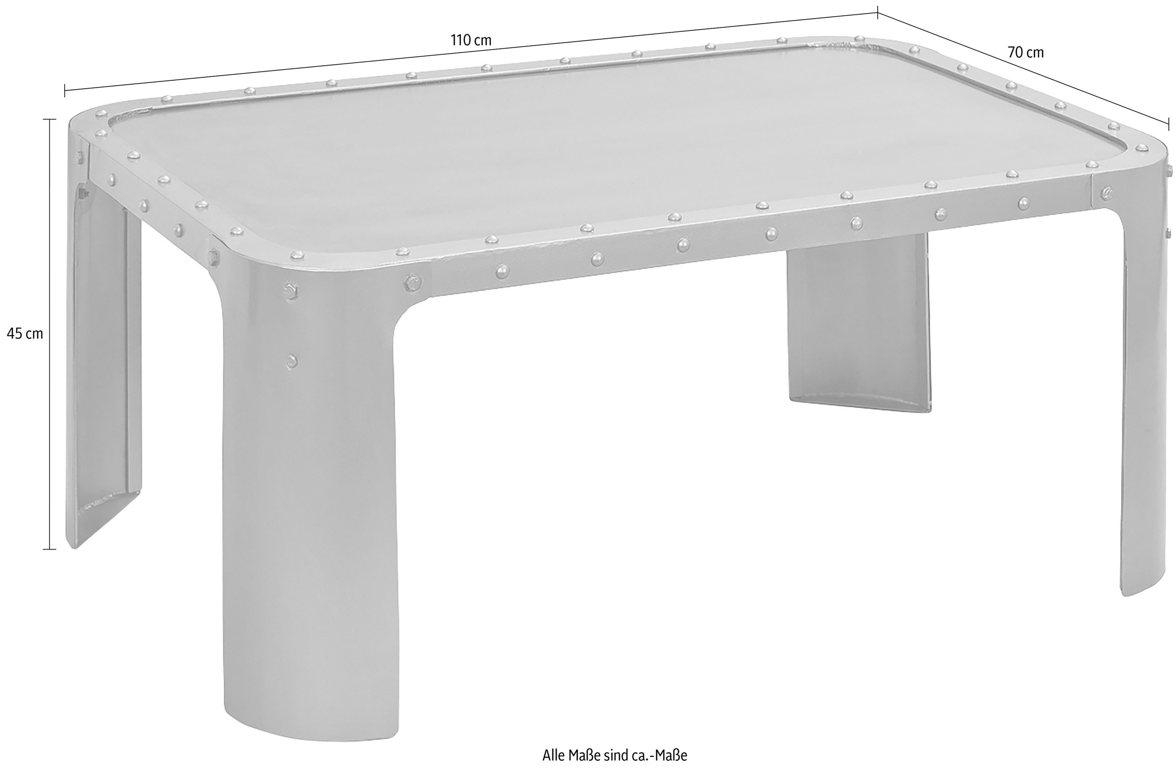 Inter Link Couchtisch »Gormur« im Industrie Design