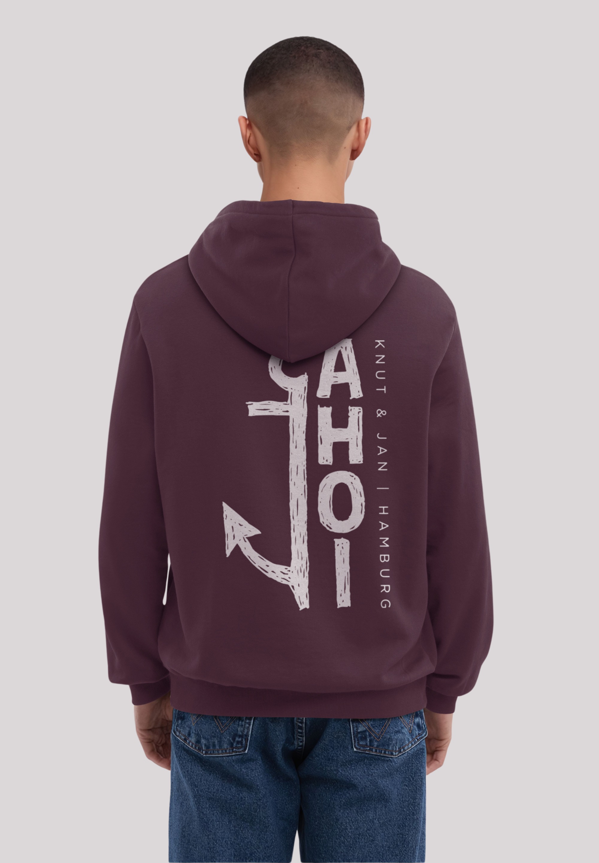 F4NT4STIC Kapuzenpullover »Knut & Jan Scribble Logo«, Premium Qualität, Knut & Jan Hamburg