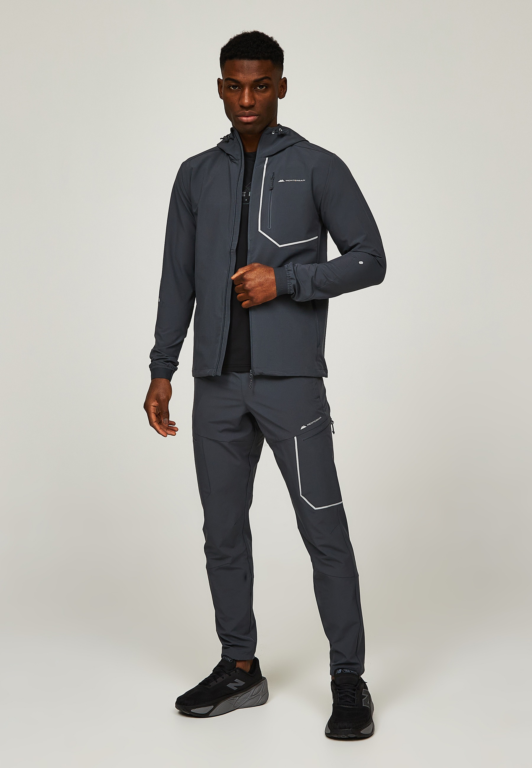 Monterrain Outdoorjacke »Monterrain RAMBLE 3.0 WOVEN HOODY« 1 Stk. tlg. mit Kapuze