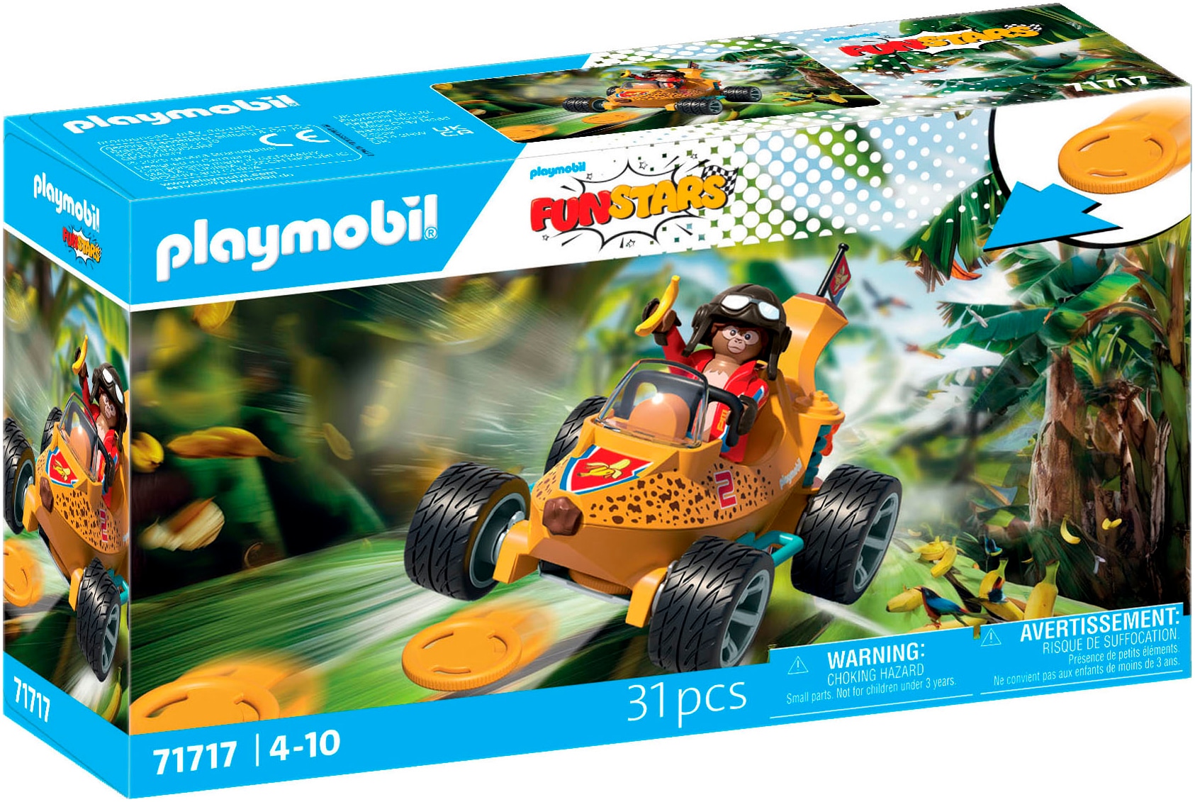 Playmobil® Konstruktions-Spielset »Rasende Banane (71717), Funstars«, (31 St.), Made in Europe