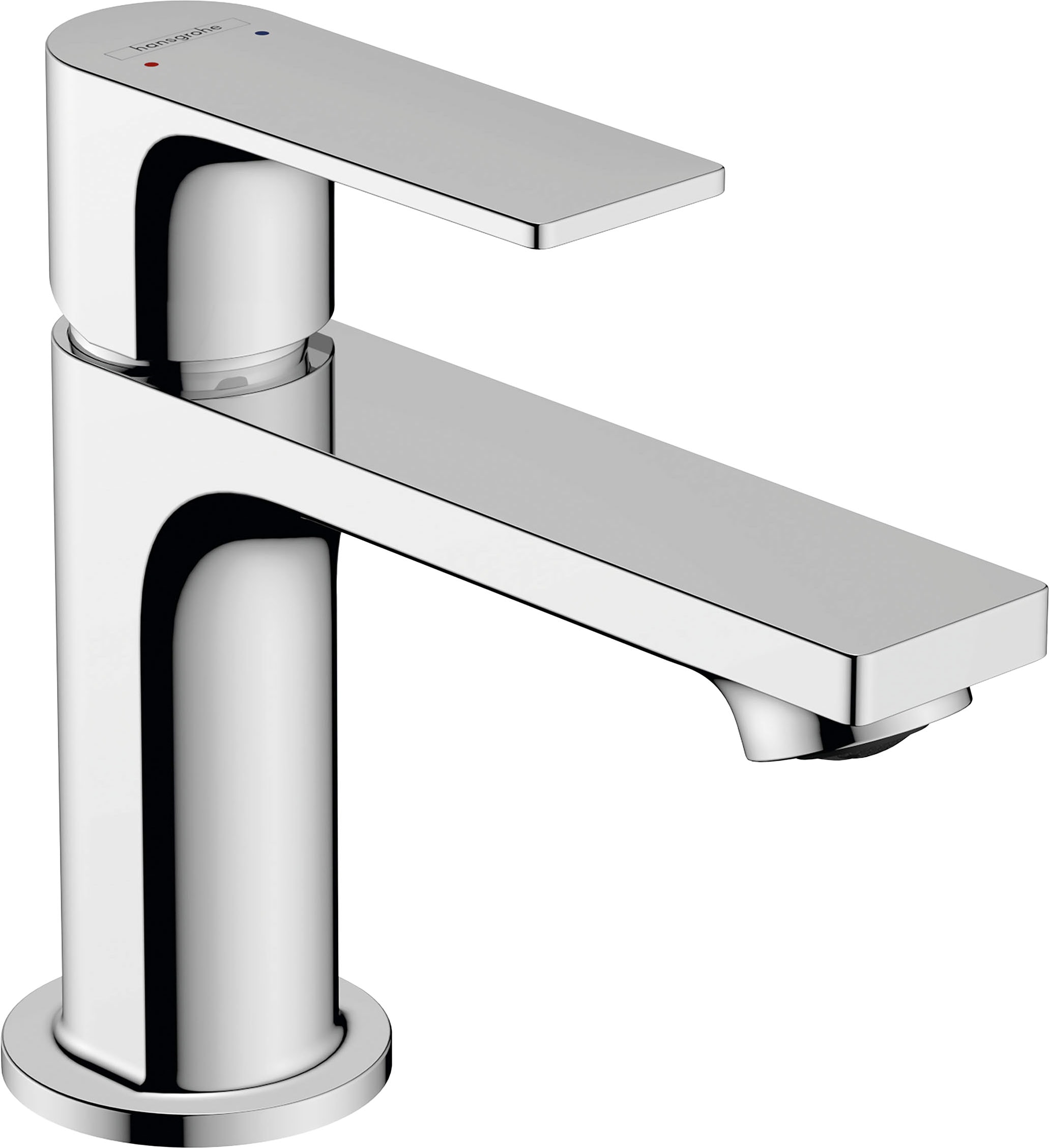 hansgrohe Waschtischarmatur "Rebris E", 80cm, mit Zugstangen-Ablaufgarnitur, chrom