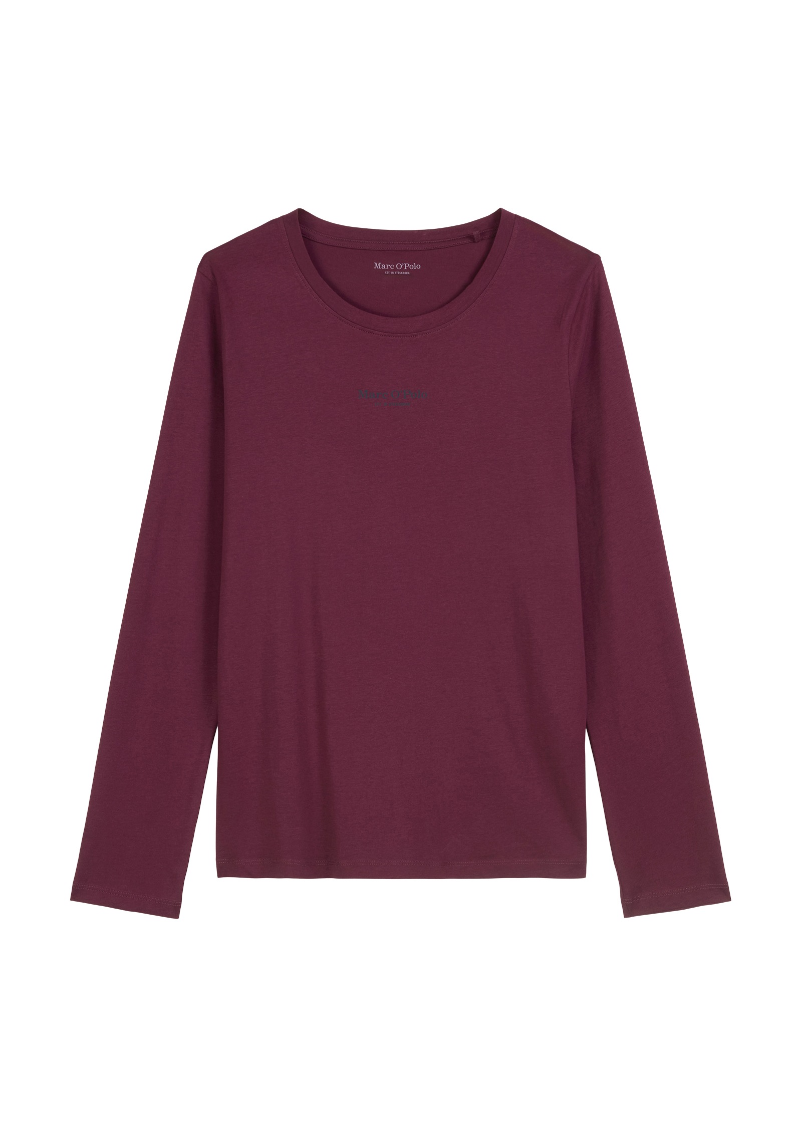 Marc OPolo Pyjamaoberteil, Rundhalsausschnitt, langärmelig, leicht günstig online kaufen
