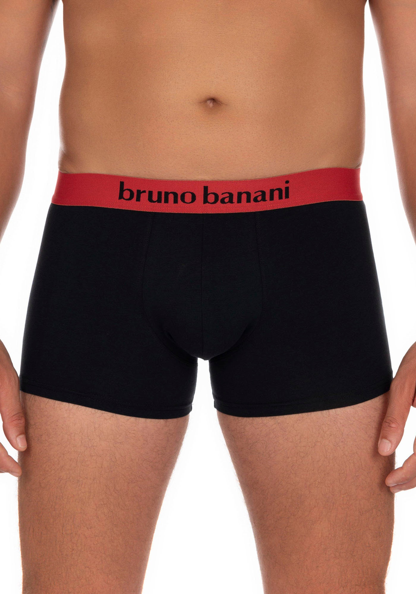 Bruno Banani Boxer "Flowing" 2er Pack, mit kontrastreichem Logobund günstig online kaufen