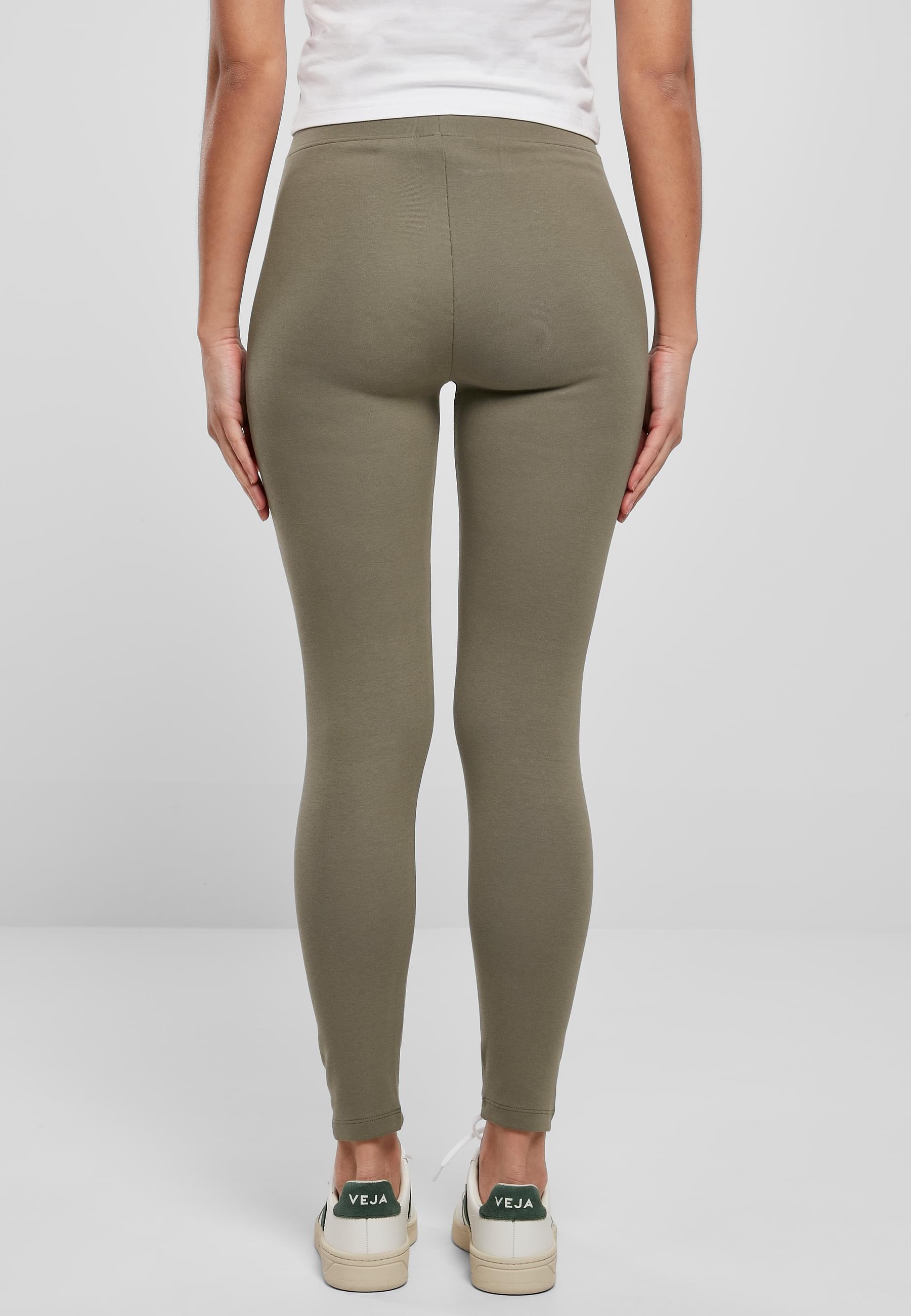 URBAN CLASSICS Leggings »Urban Classics Damen Ladies High Waist Jersey Leggings«, (1 tlg.)