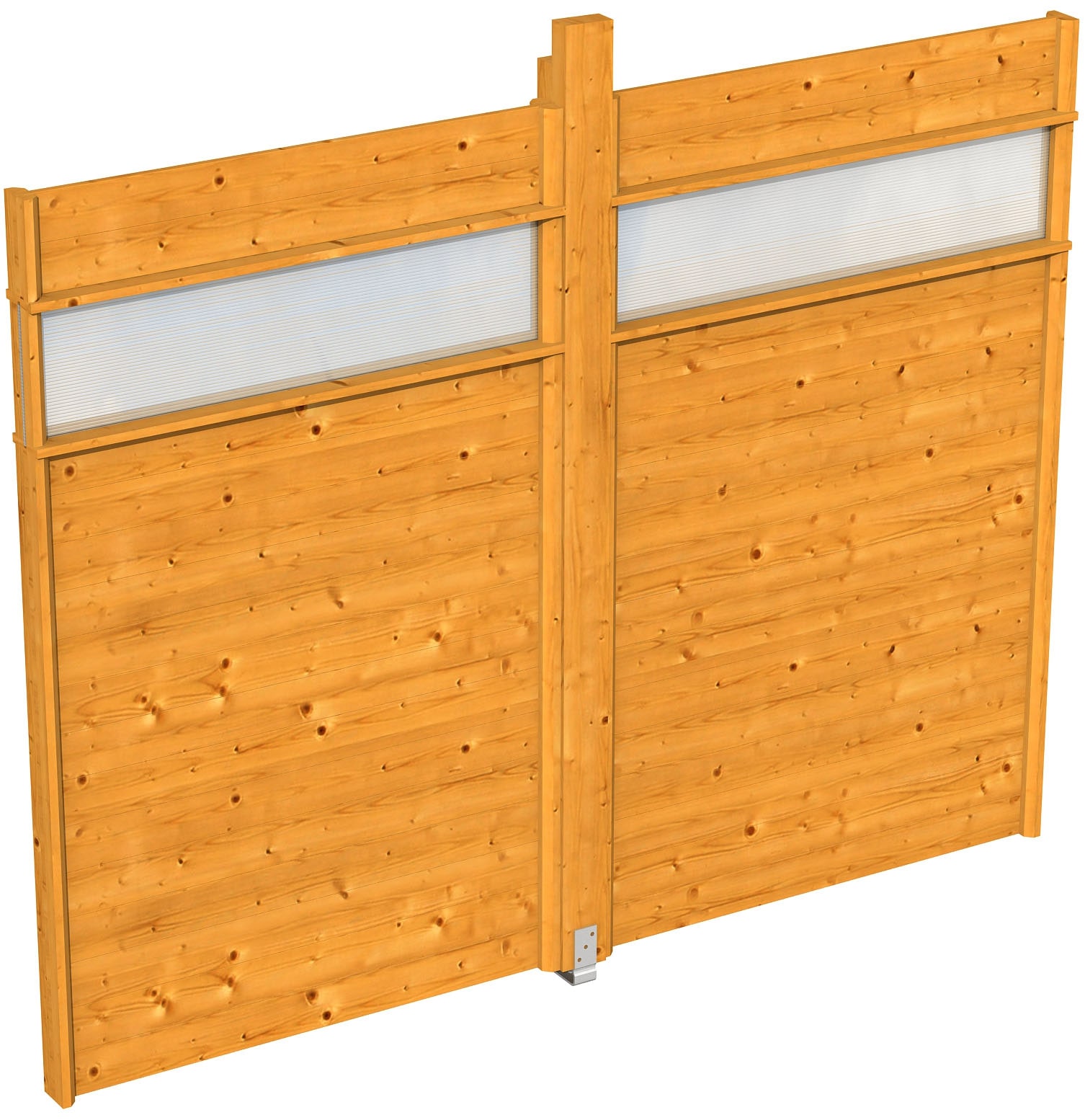 Skanholz Pavillonseitenteil "Wand" mit Lichtband