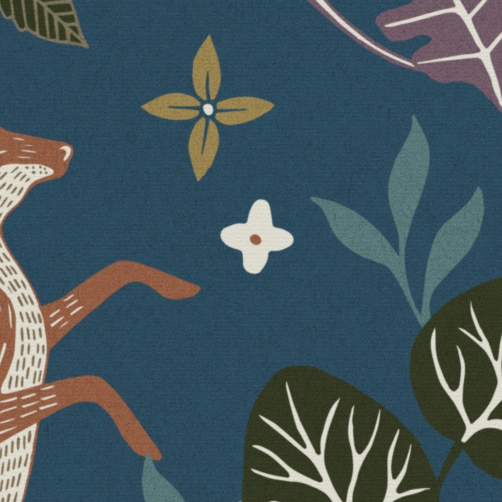 Komar Fototapete »Vlies Fototapete - Wood Night - Größe 350 x 250 cm« Motiv | bedruckt glatt