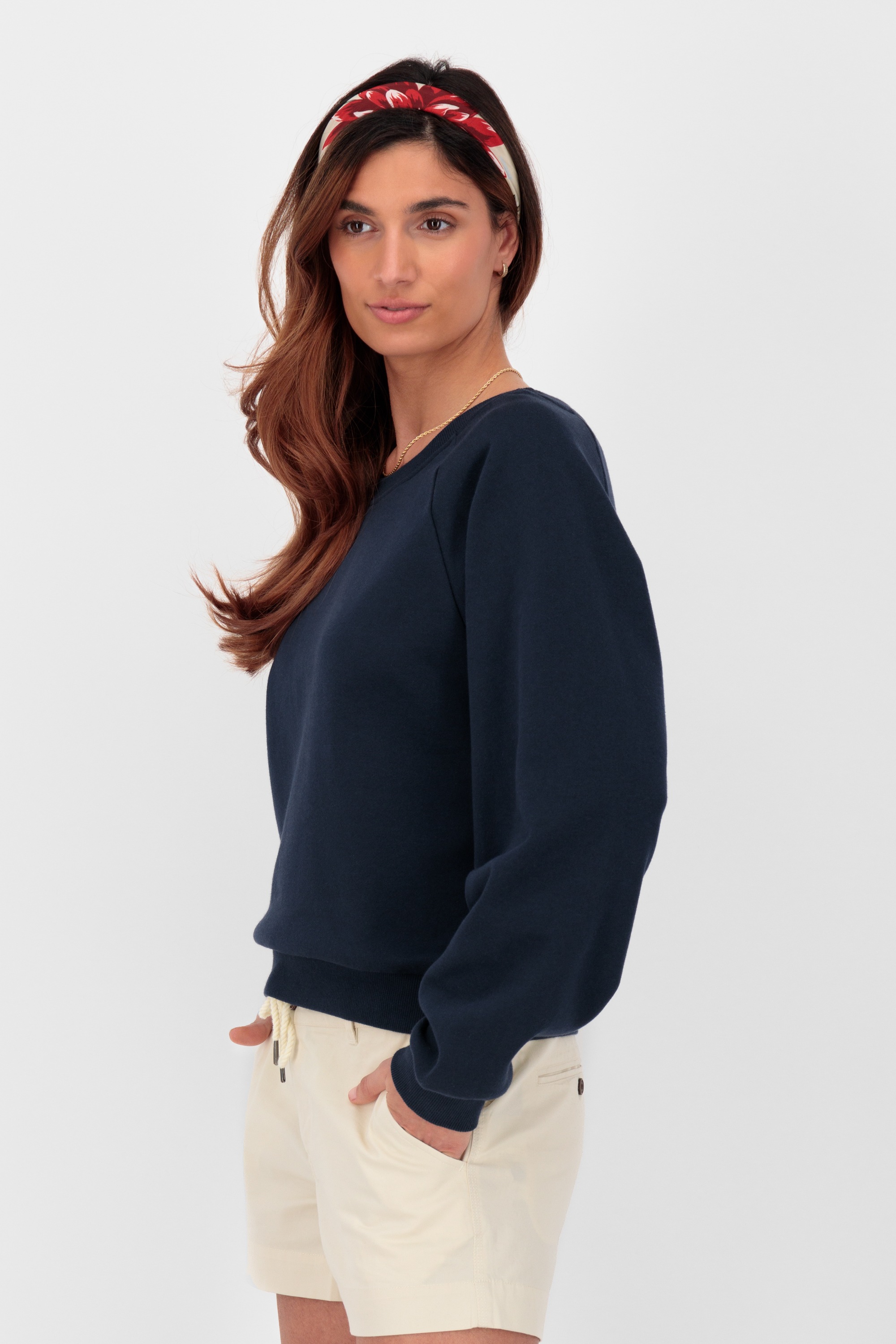 Alife & Kickin Sweatshirt »Damen TeonaAK A«, Basic Pullover mit Rundhalsausschnitt