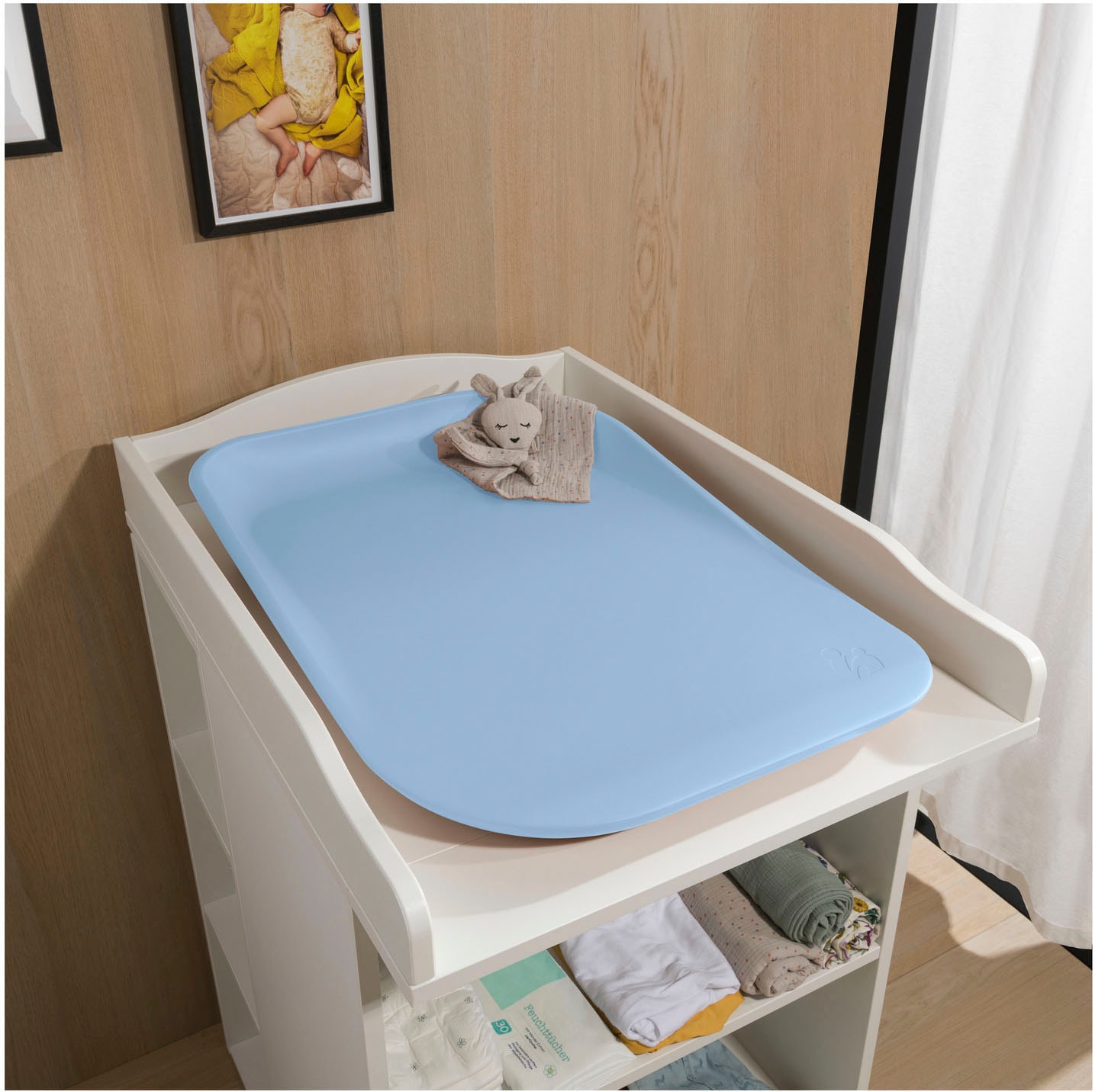 Hauck Wickelauflage »Change N Clean, Light Blue«