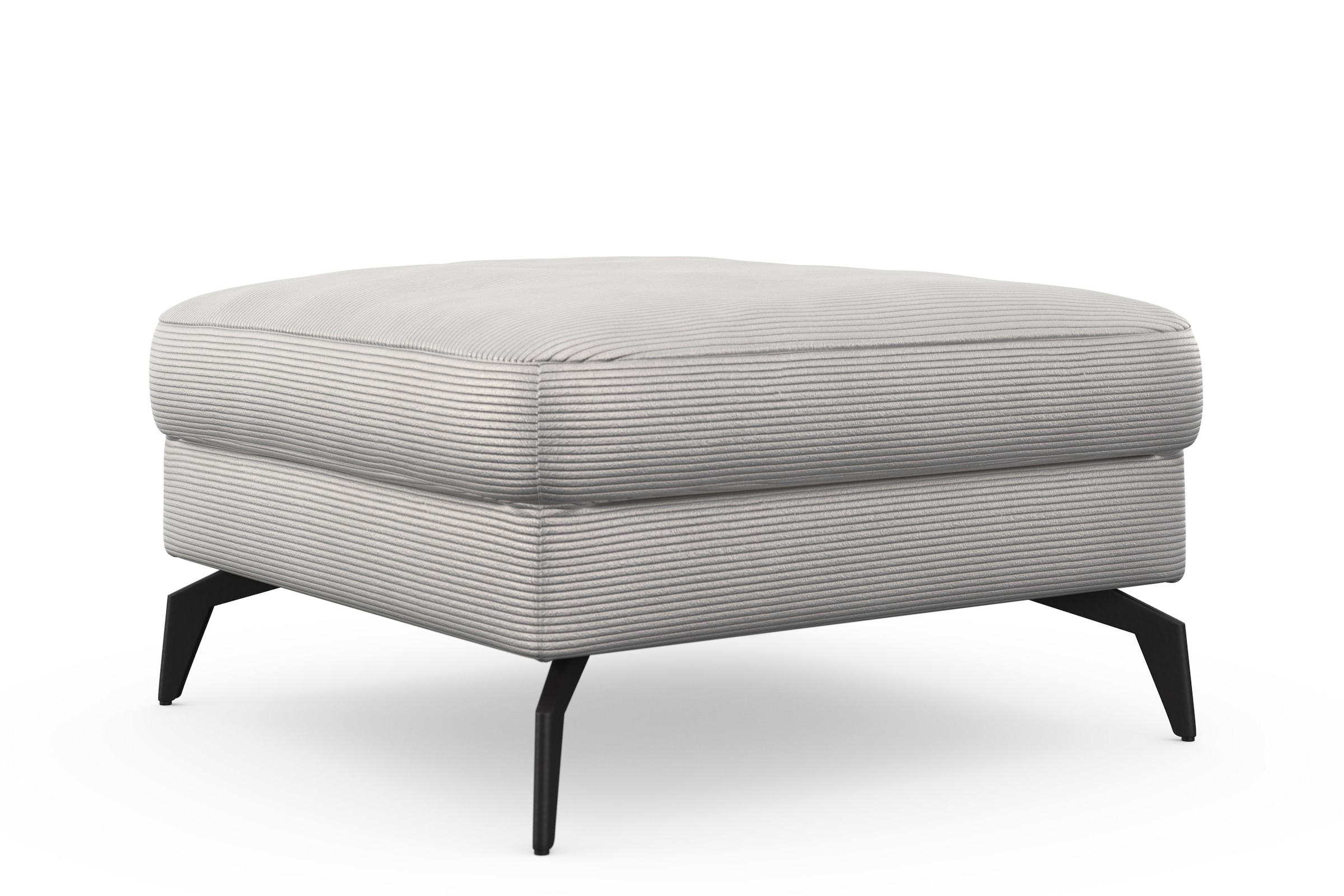 sit&more Polsterhocker »Cabana«, mit stylischen Metallfüßen