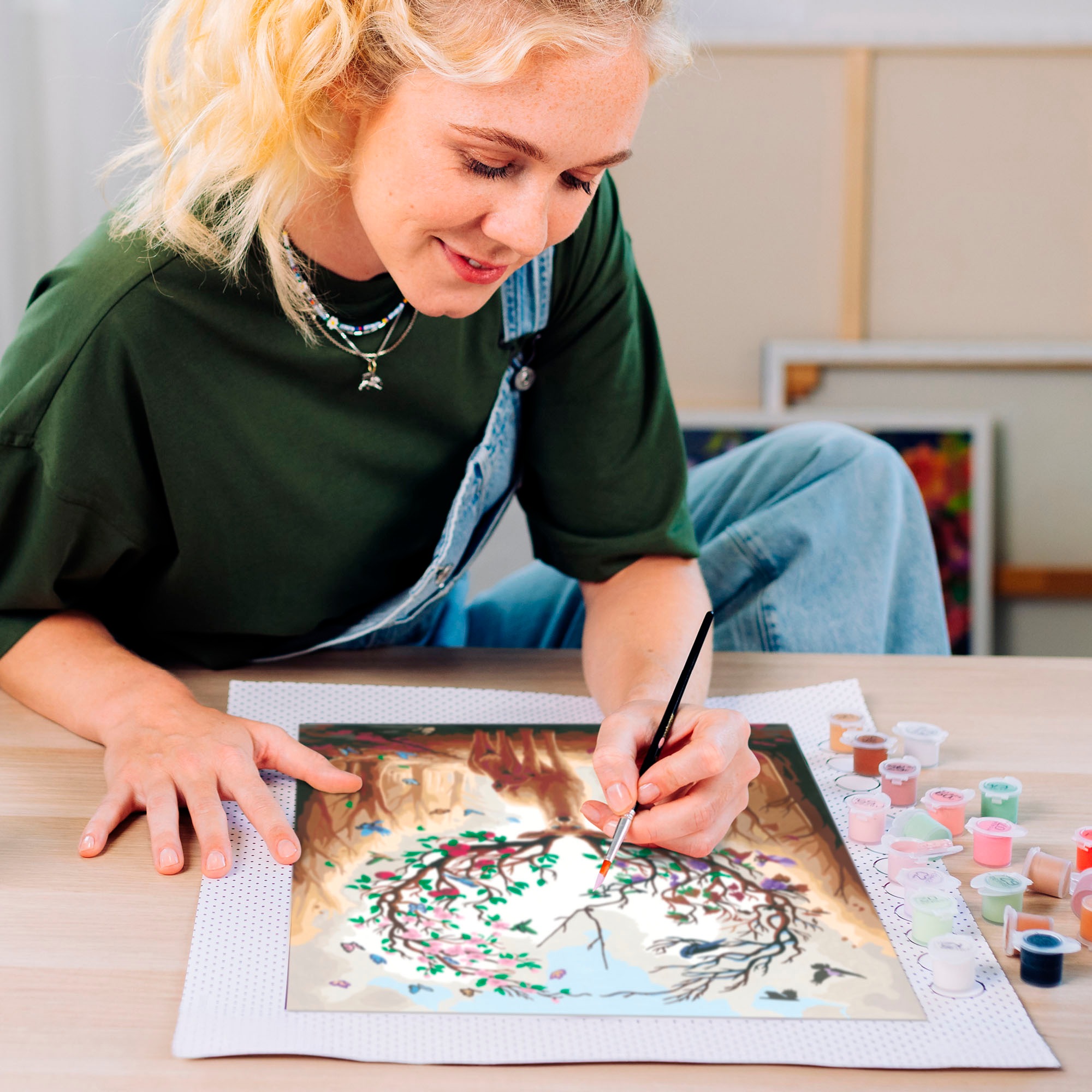 Ravensburger Malen nach Zahlen »CreArt, Leinwand Magischer Hirsch«, Made in Europe