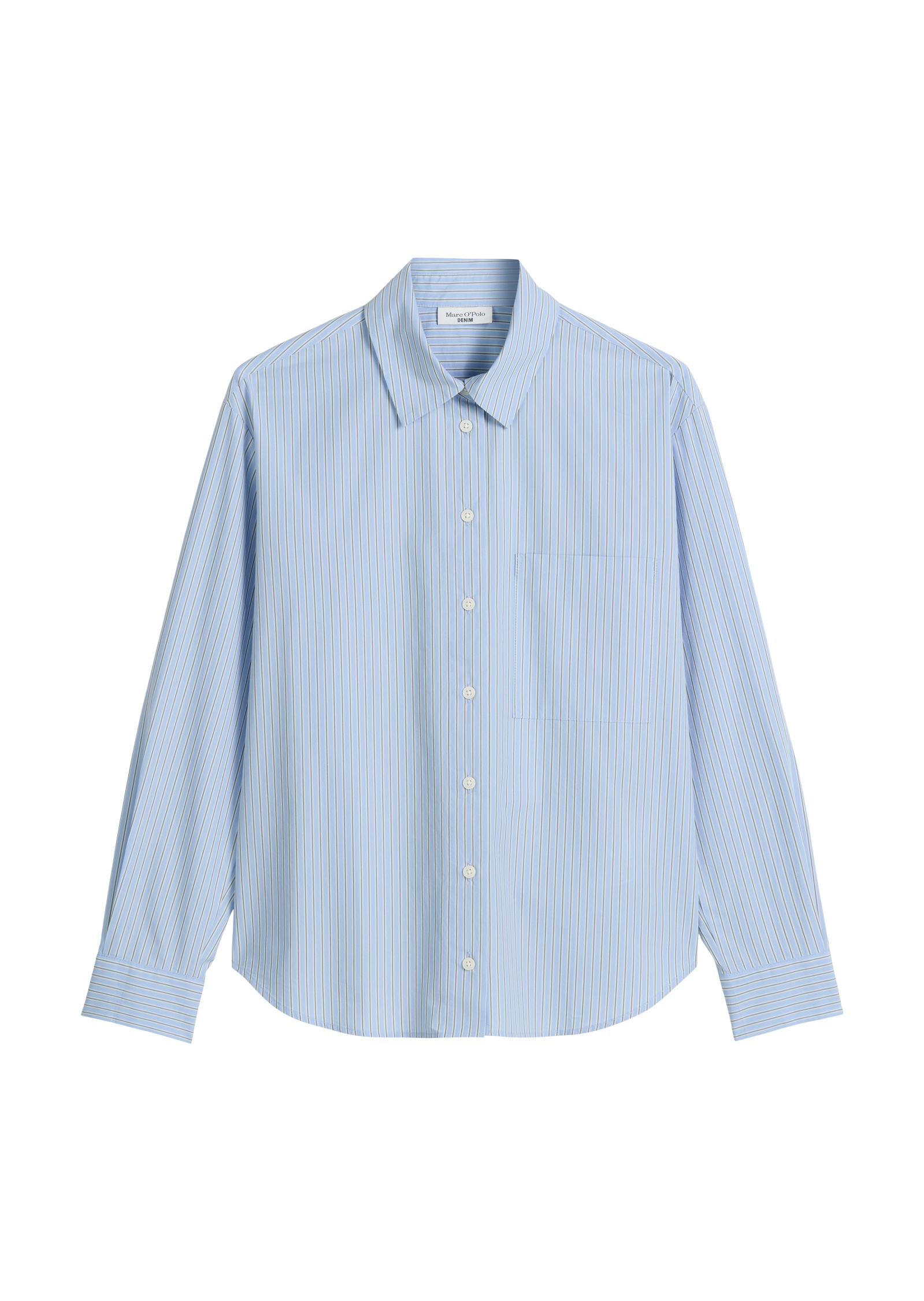 Marc O'Polo DENIM Langarmbluse »aus Papertouch Popeline«