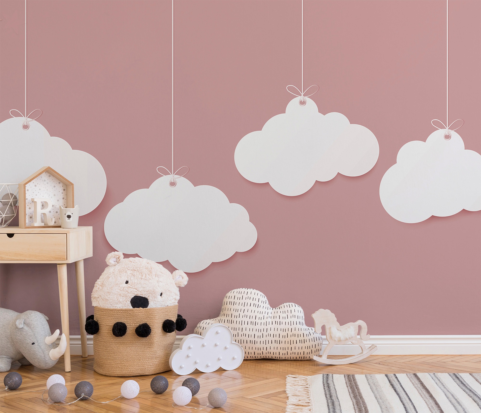 living walls Fototapete »Designwalls Clouds 3«, Vlies, Wand, Schräge, Decke