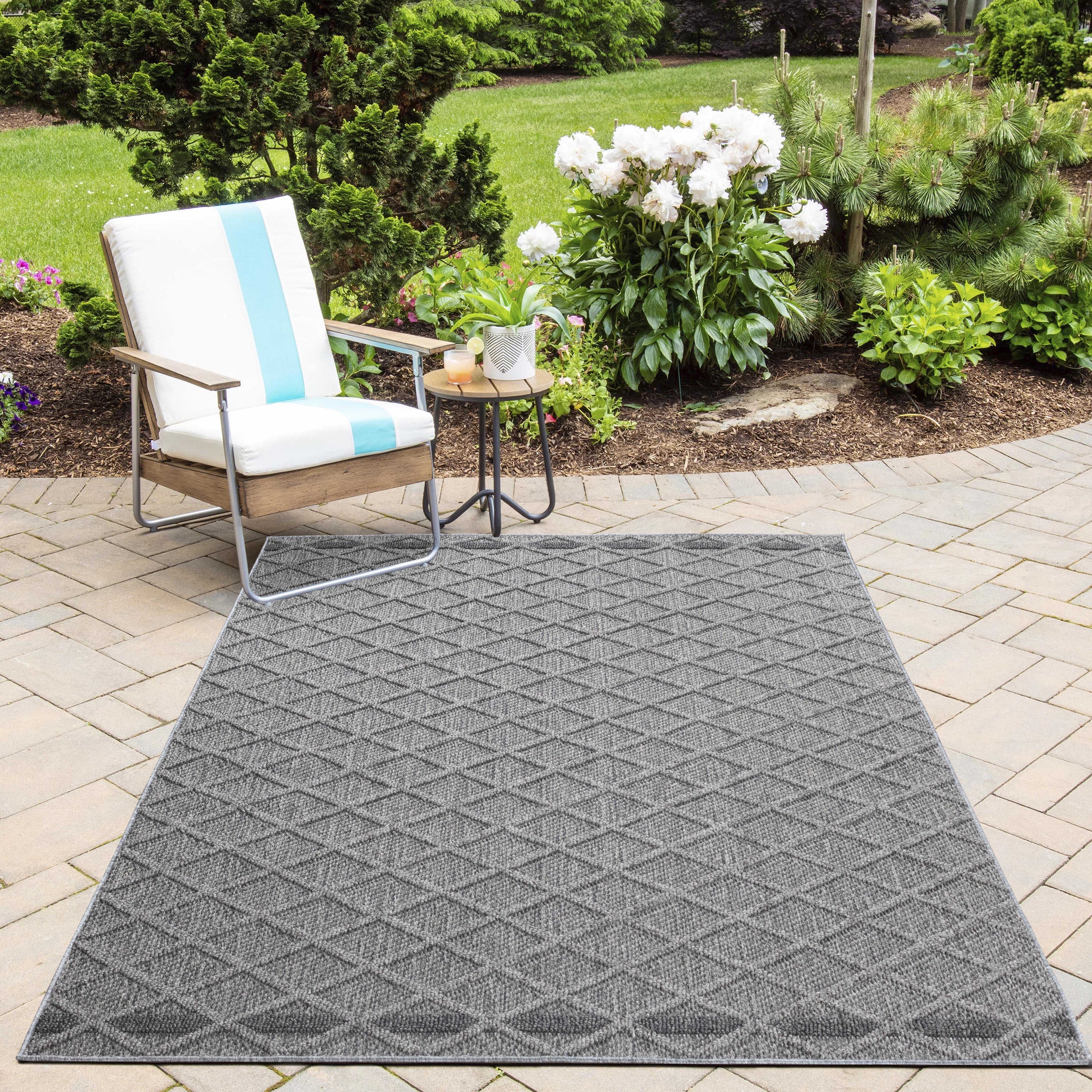 AYYILDIZ TEPPICHE PATARA 4953 Outdoor Rug Grey 240x340cm