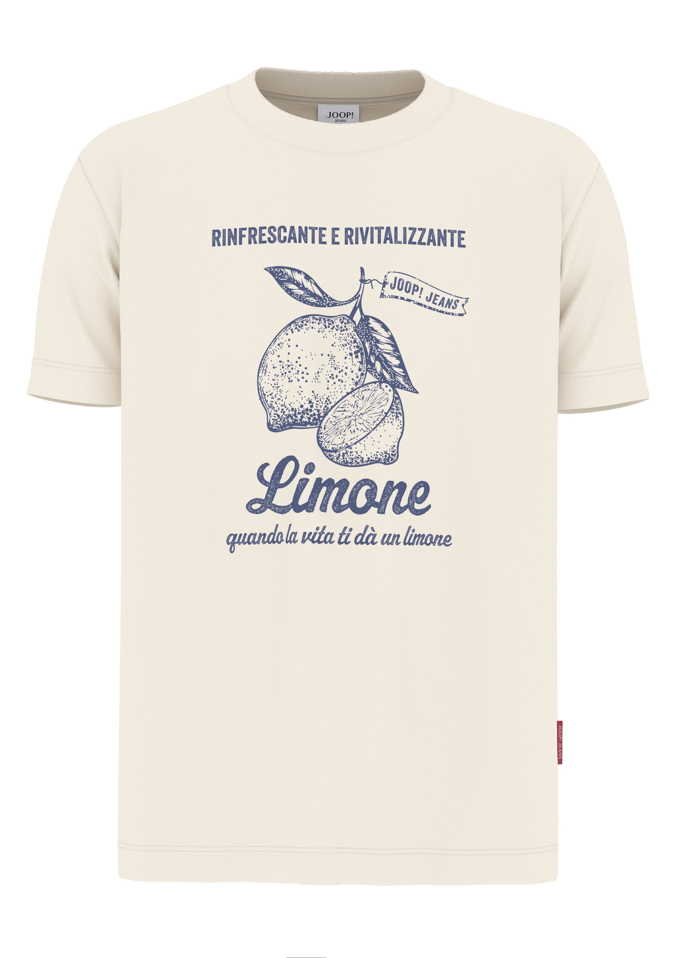 Joop Jeans Kurzarmshirt "Almir", Mit Italienprint günstig online kaufen