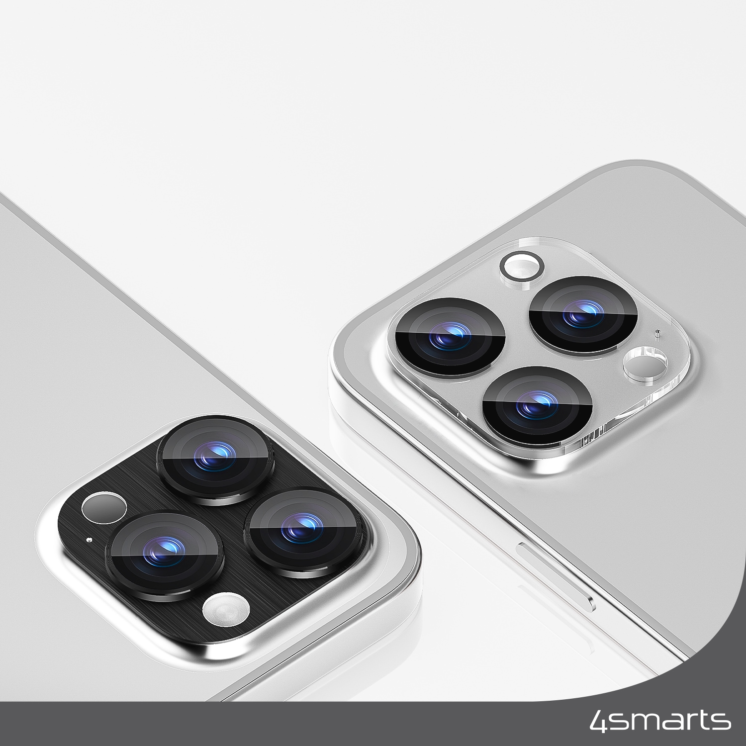 4smarts Displayschutzglas »Second Glass mit Montagerahmen«, für Apple iPhone 15 Pro