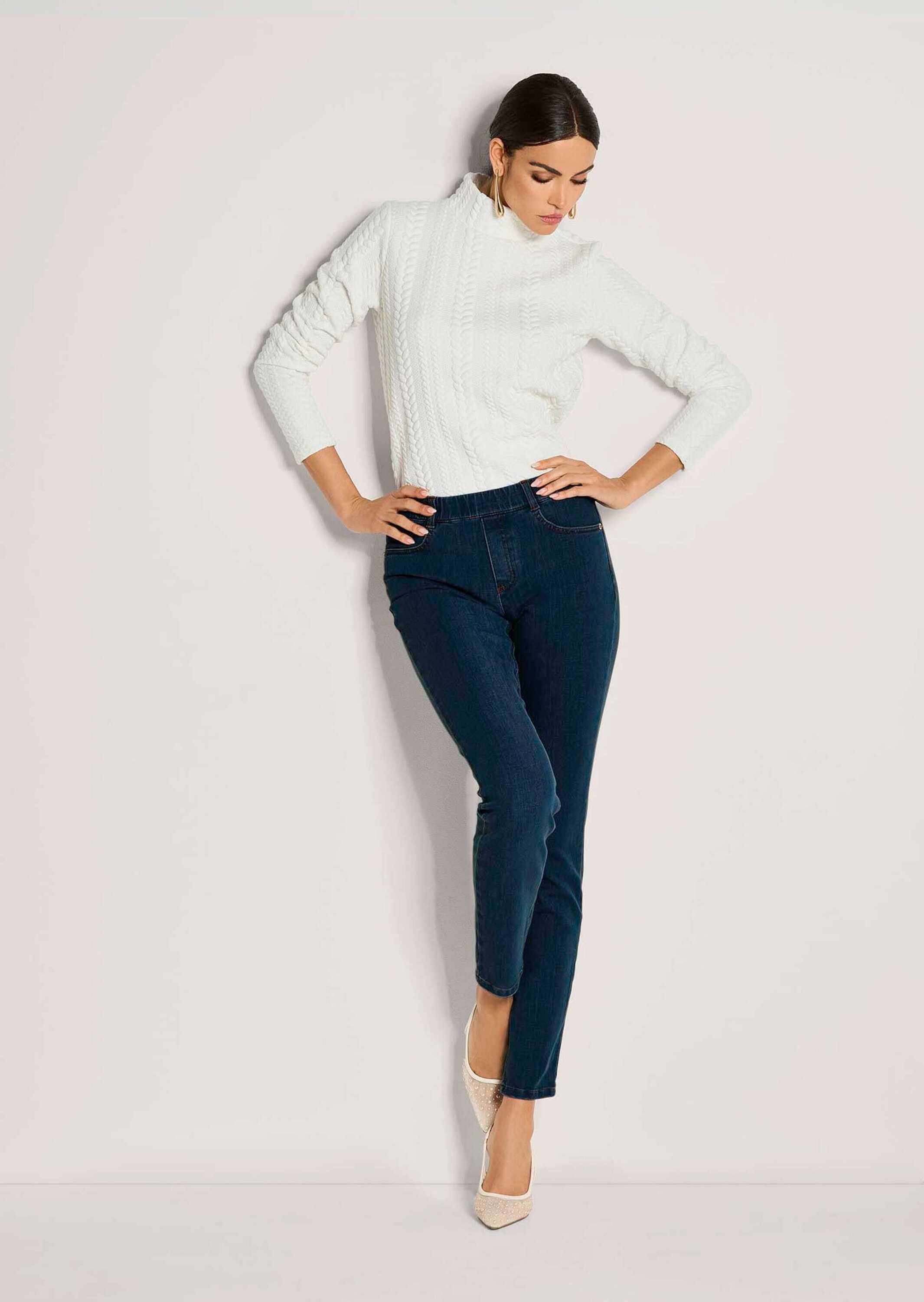 MADELEINE Regular-fit-Jeans "Jeggings Denim-Leggings mit Schlupfbund" günstig online kaufen
