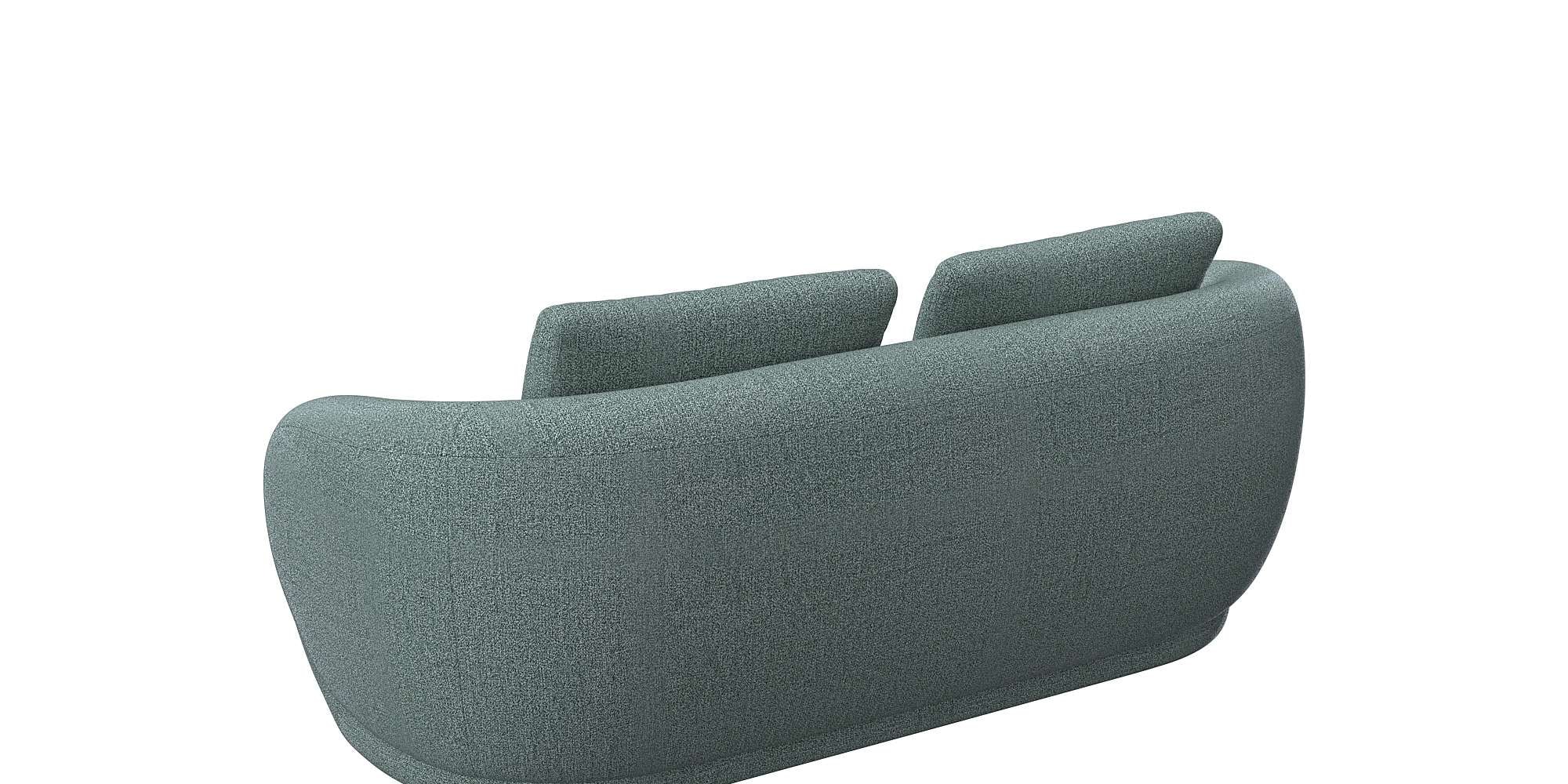 FLEXLUX 2,5-Sitzer »Torino, rund, Couch, Loveseat,«, Modernes, organisches Sofa-Design, Kaltschaum, Wellenunterfederung