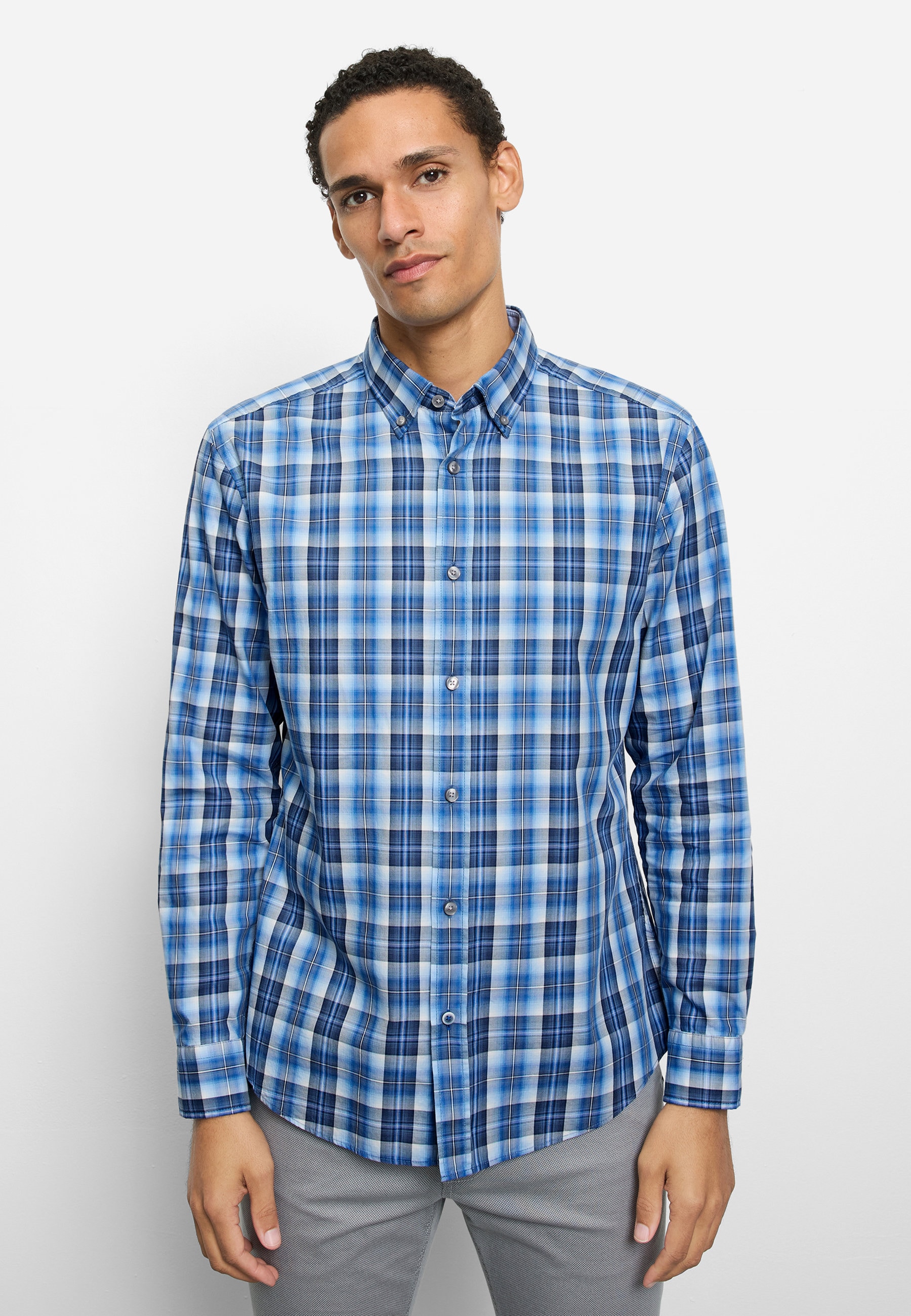 OLYMP Langarmhemd "OLYMP Casual, regular fit, Button-down" günstig online kaufen