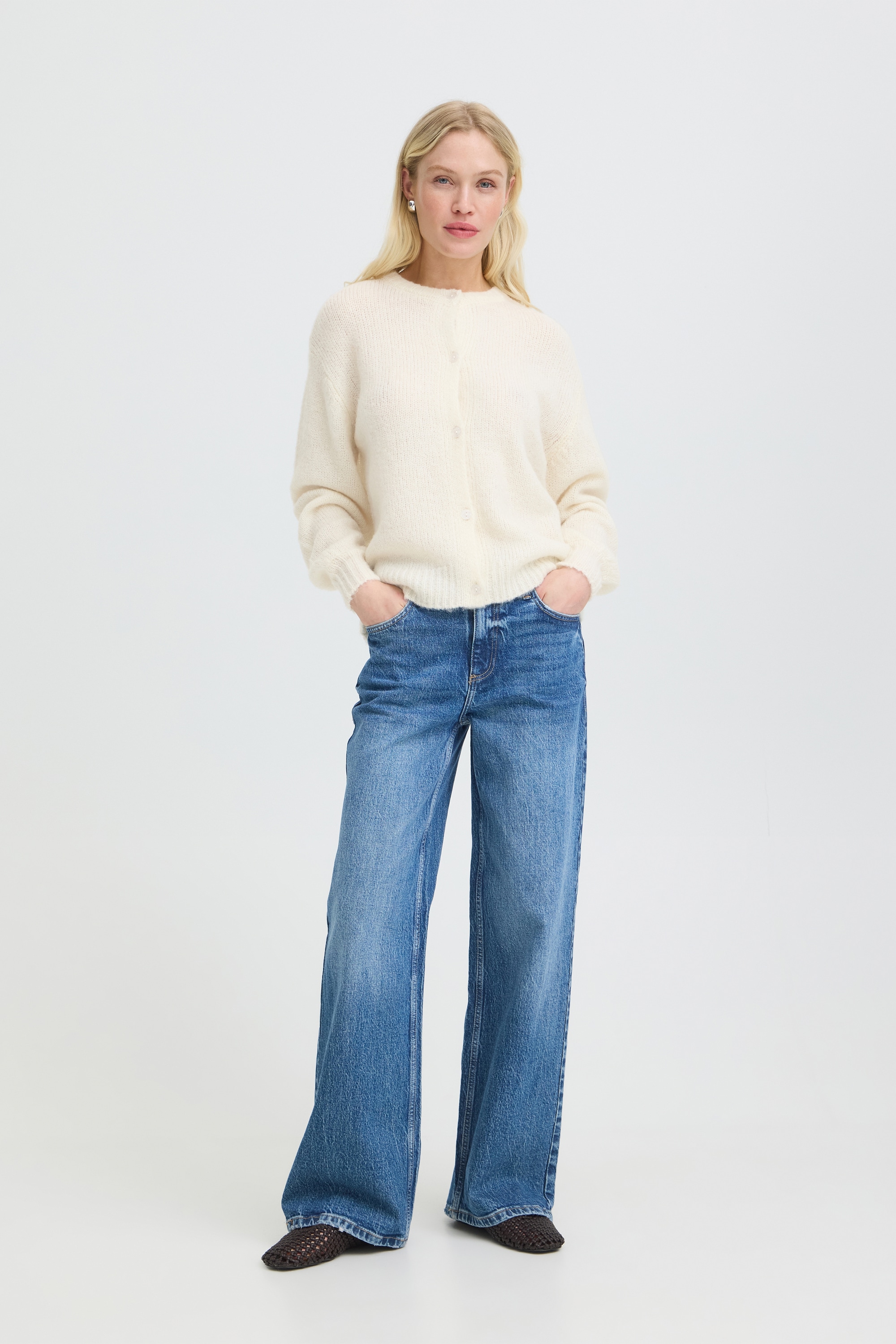 b.young Strickjacke »Damen Langarm BYOTIA«