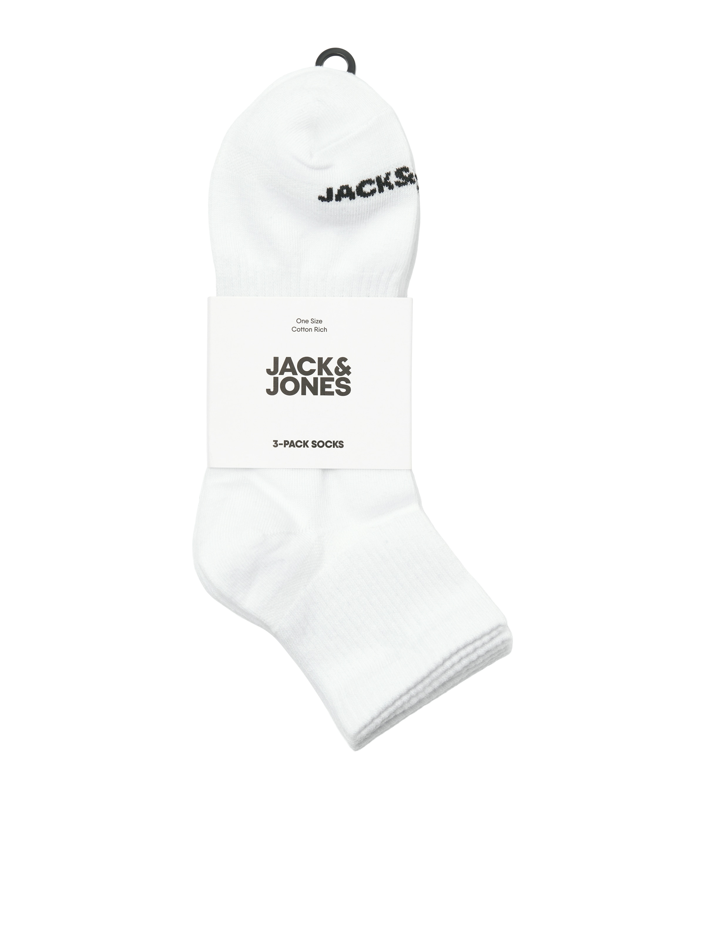 Jack & Jones Freizeitsocken »JACLUCA SHORT TENNIS SOCKS 3 PACK NOOS«, (Packung, 3 Paar)