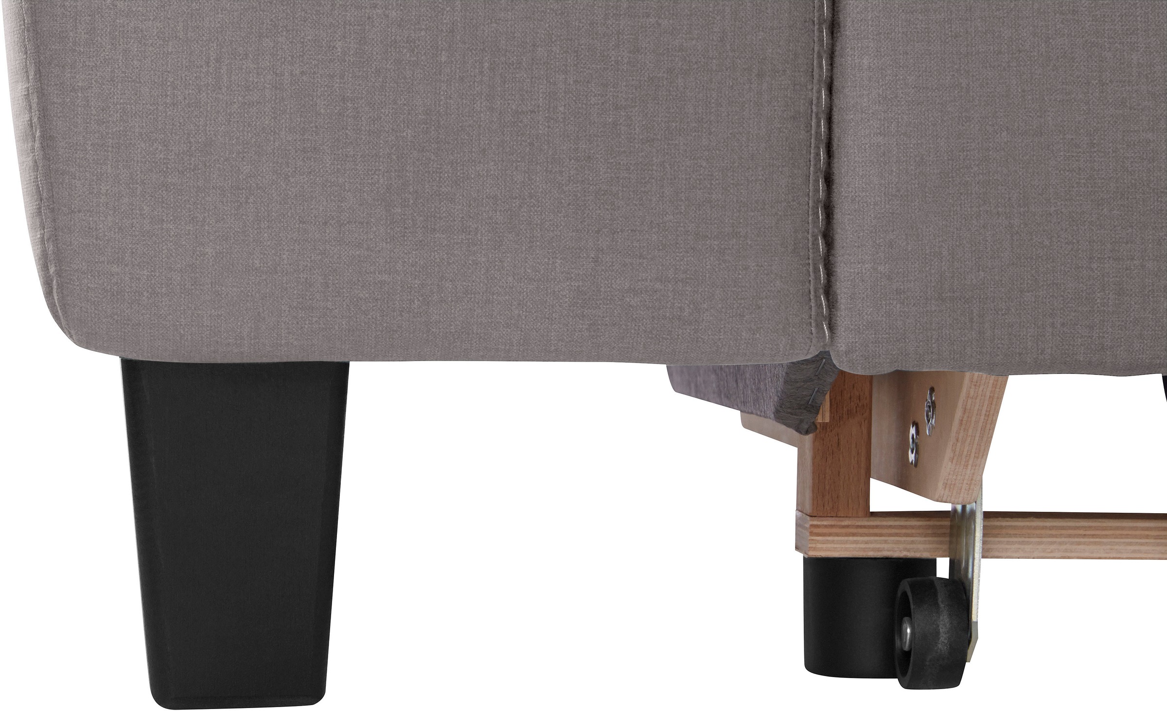 COTTA Ecksofa »Morven L-Form« wahlweise mit Bettfunktion, Bettkasten & Wireless-Charger