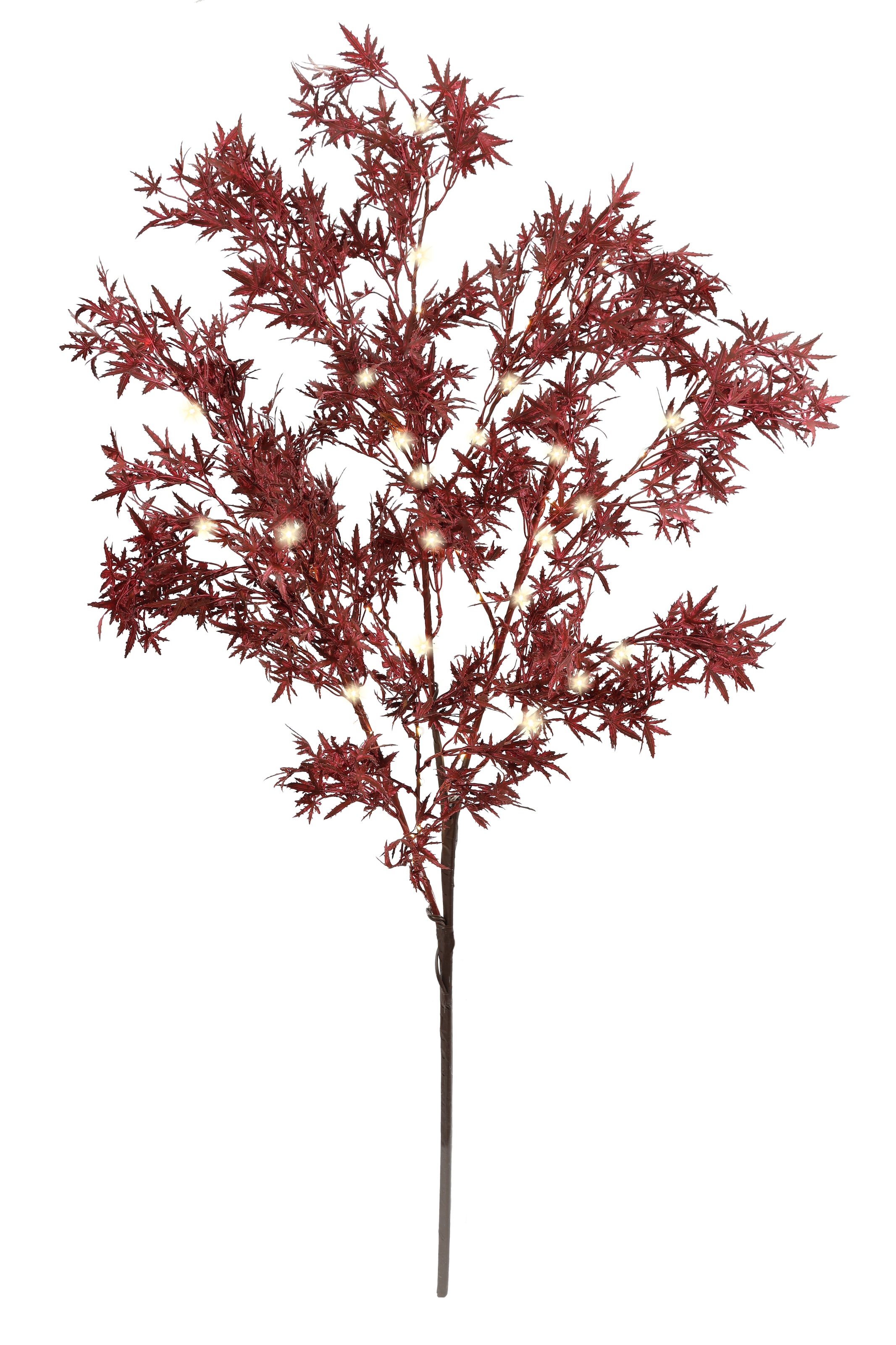 I.GE.A. Kunstzweig "LED-Dekozweig Ahorn" Batteriebetrieben Zweig mit Timer günstig online kaufen