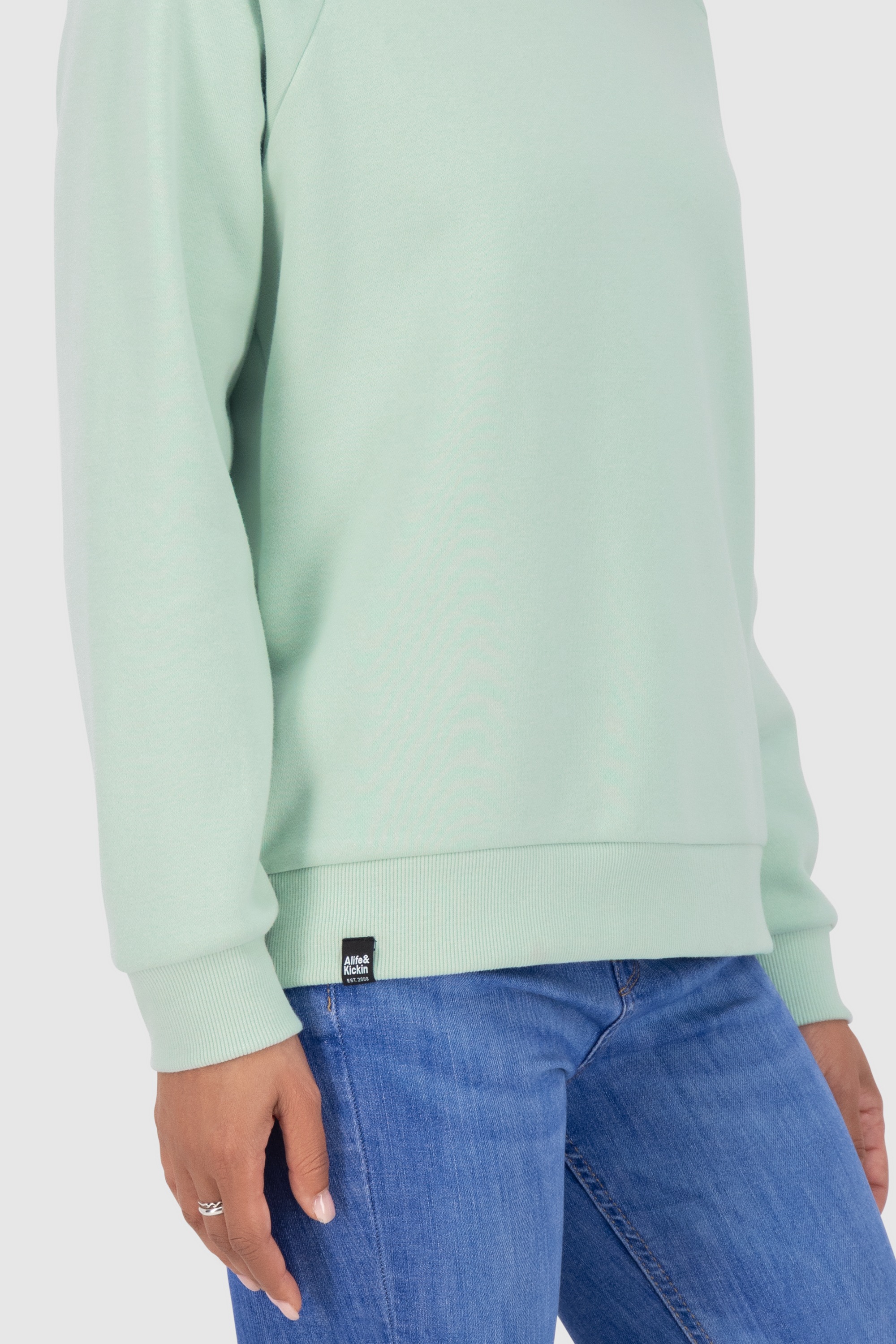 Alife & Kickin Kapuzensweatshirt »Damen NeaAK A«, Basic Pullover mit Rundhalsausschnitt in Oversize Schnittform