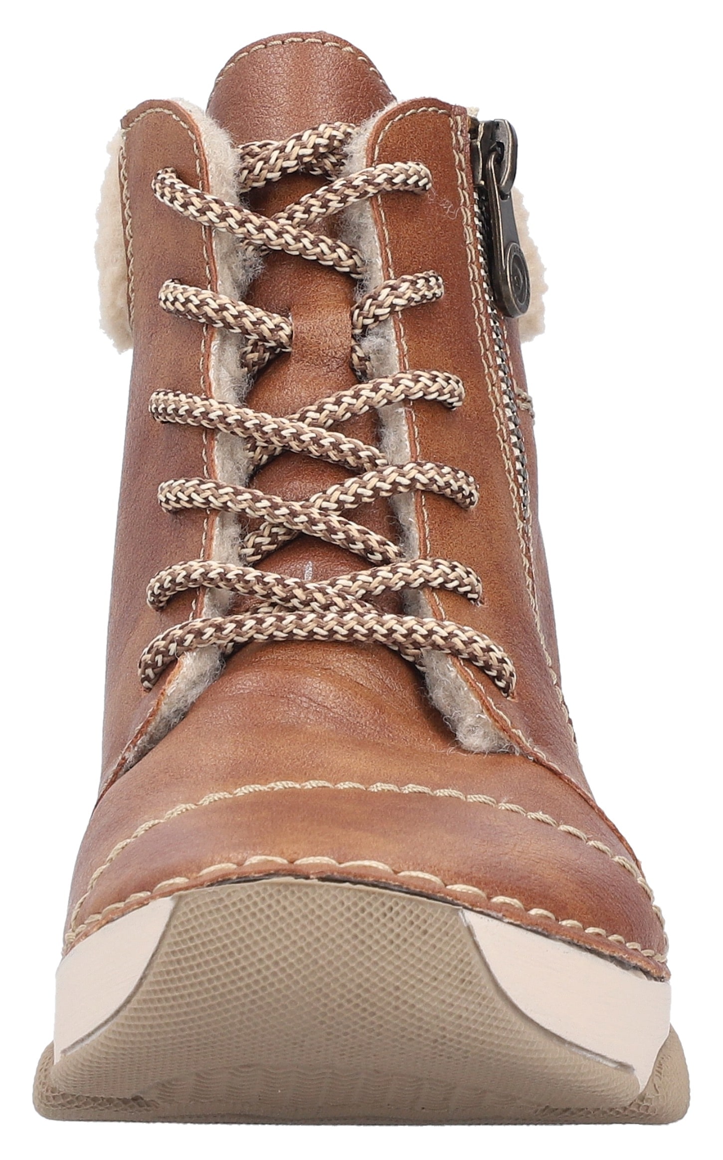 Rieker Winterboots, Schnürboots, Stiefelette, Casual-Boots mit Reißverschluss außen