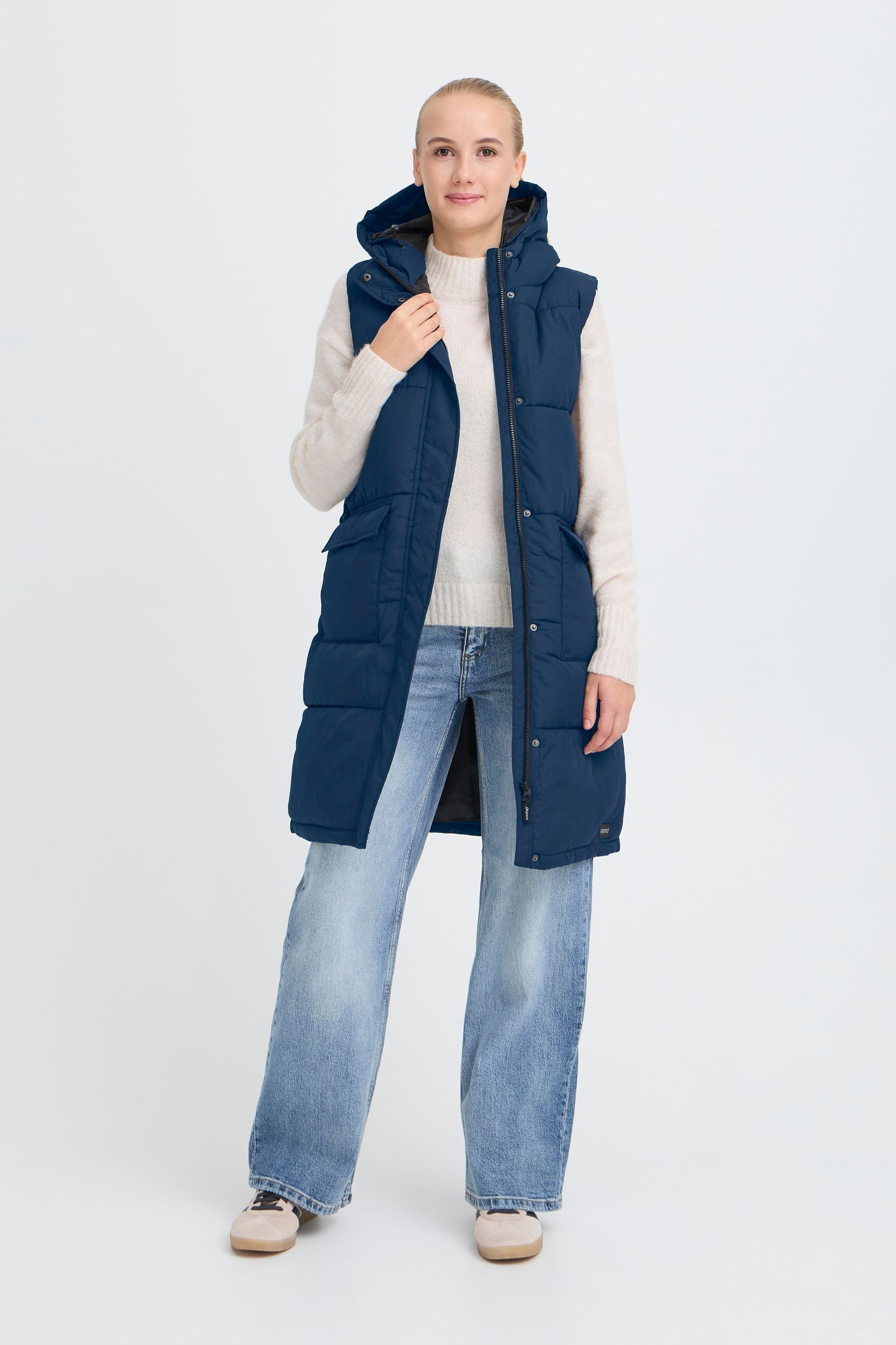 OXMO Steppweste "Steppweste OXMINNA LONG" günstig online kaufen