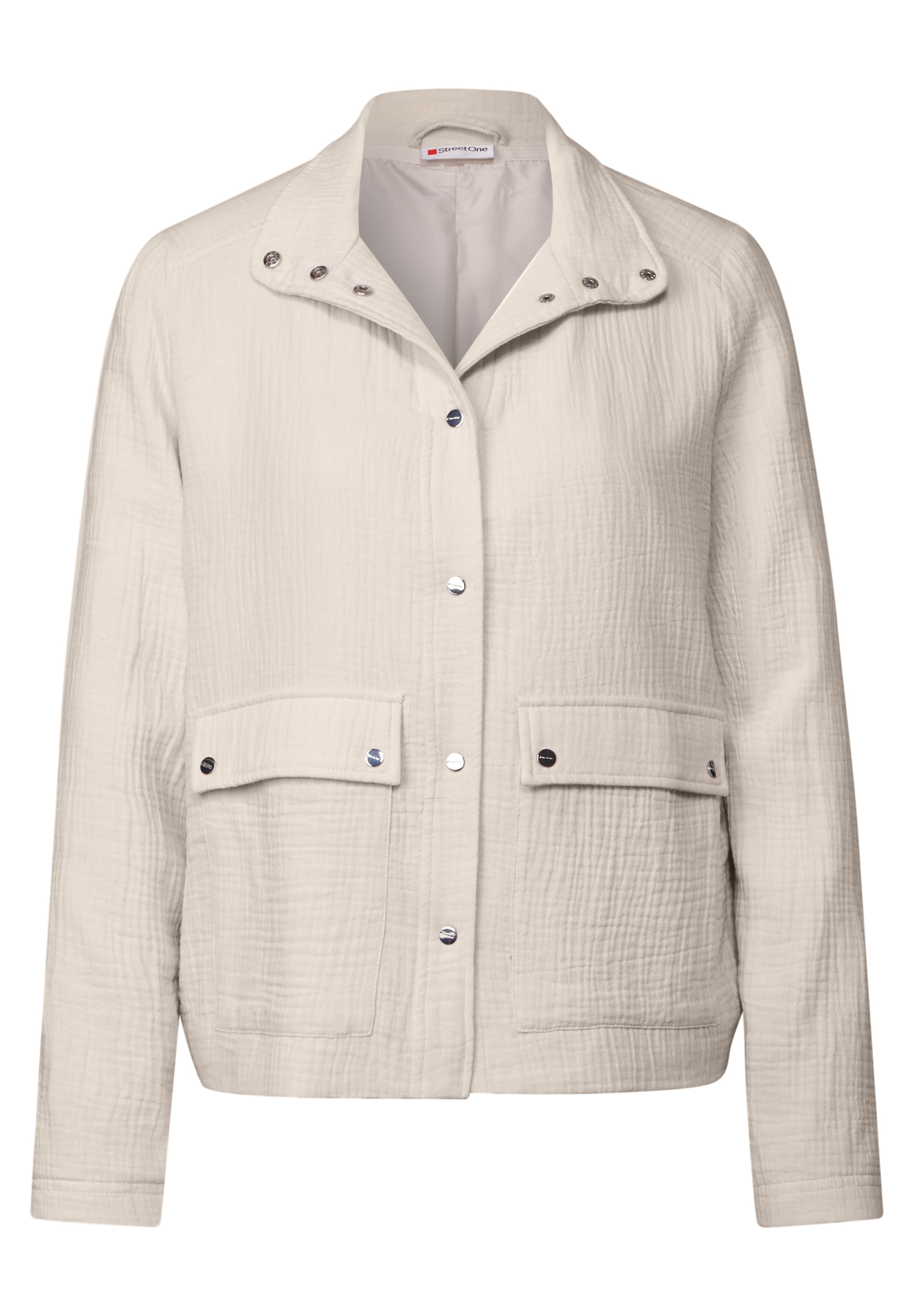 STREET ONE Kurzjacke, ohne Kapuze, mit Knopfleiste