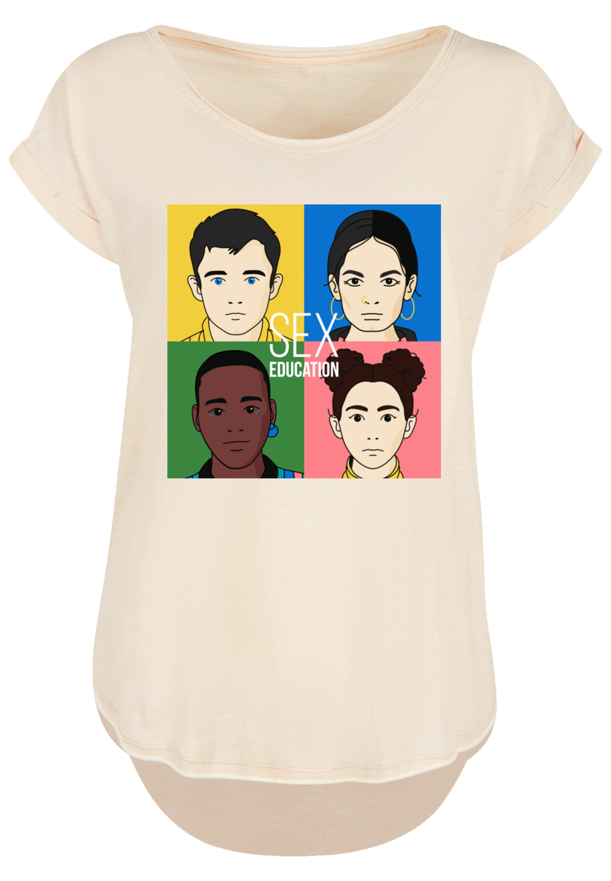 F4NT4STIC T-Shirt »Sex Education Blur Cover Netflix TV Series« Premium Qualität