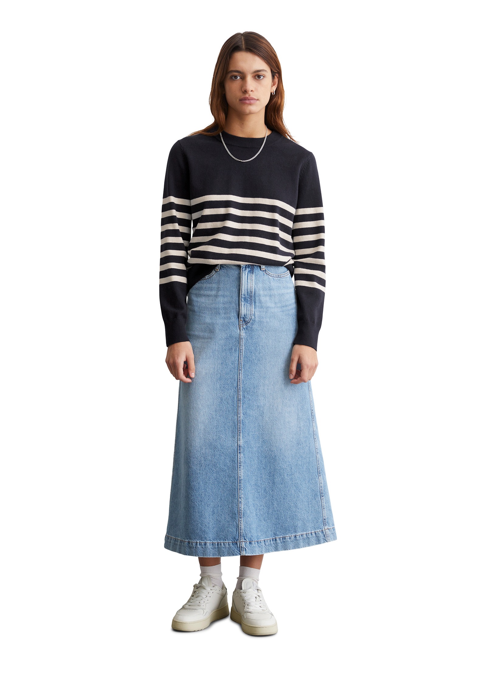Marc O'Polo DENIM Strickpullover »aus Soft Cotton Stretch«