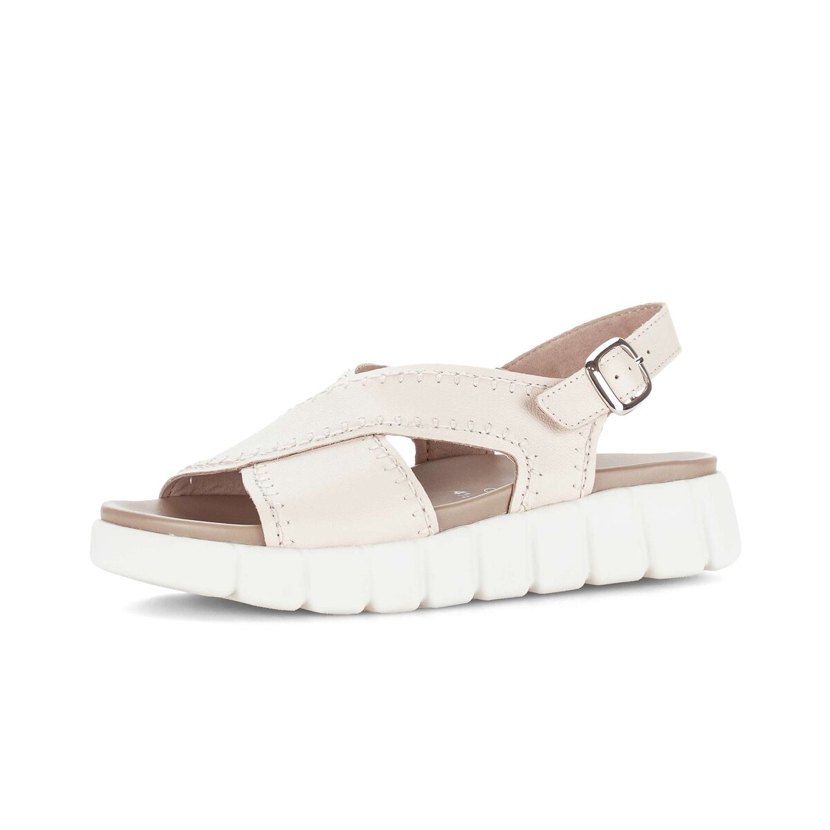 Gabor Plateau Sandal Women's Cream Size 39
