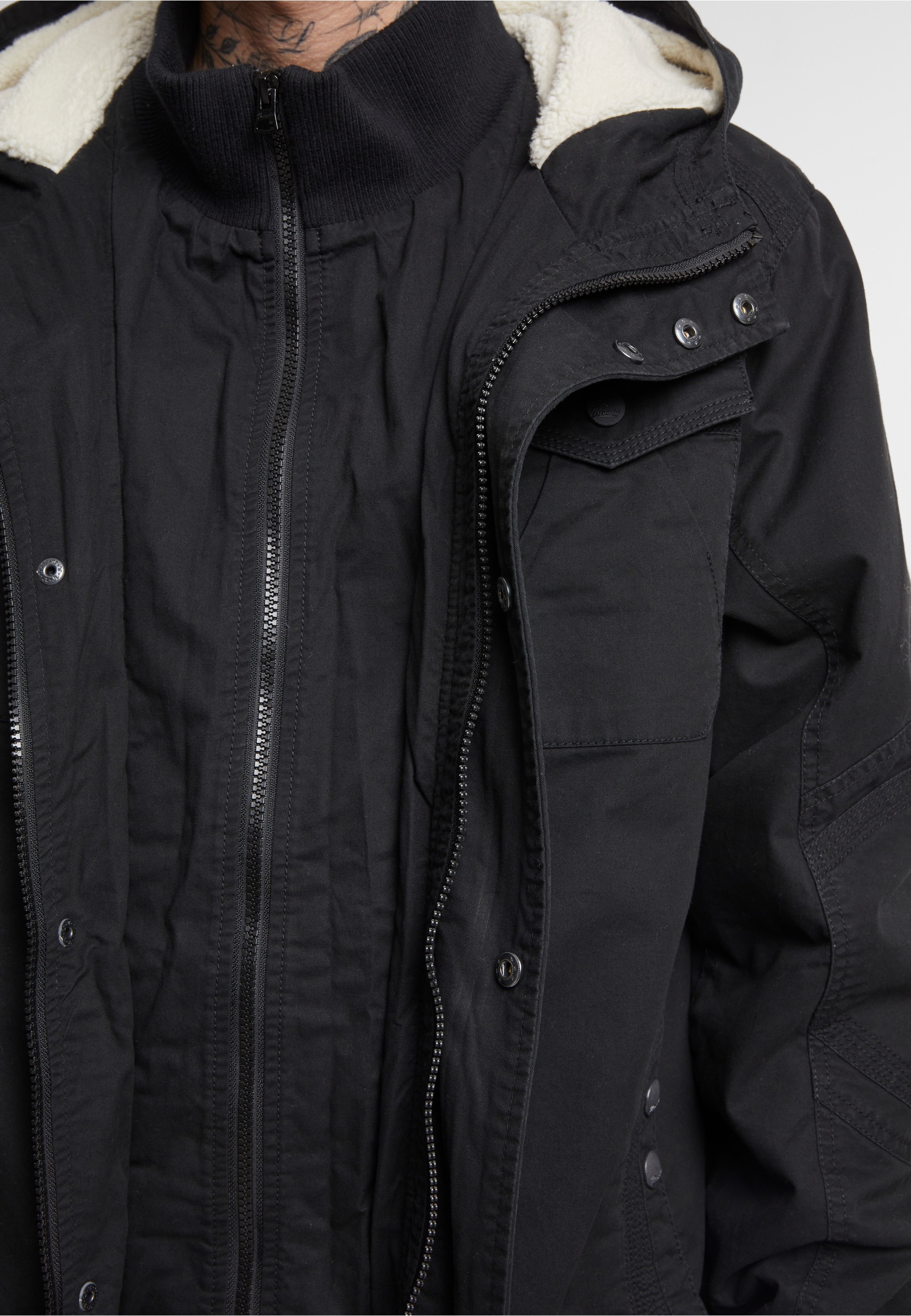 Brandit Winterjacke »Brandit Brandit Men Meadow Jacket« 1 Stk. tlg. mit Kapuze