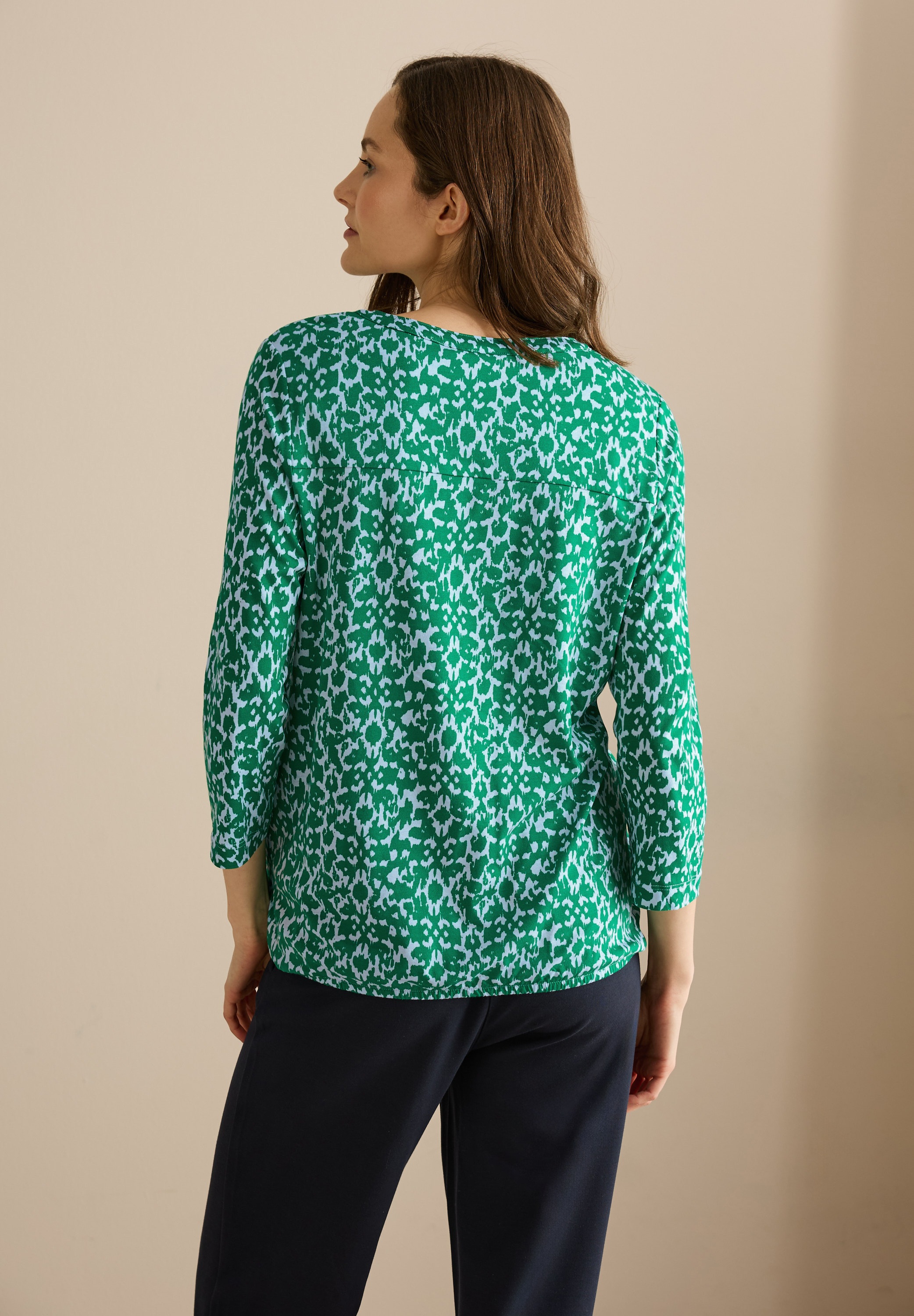 Cecil 3/4-Arm-Shirt, mit 3/4 Ärmeln