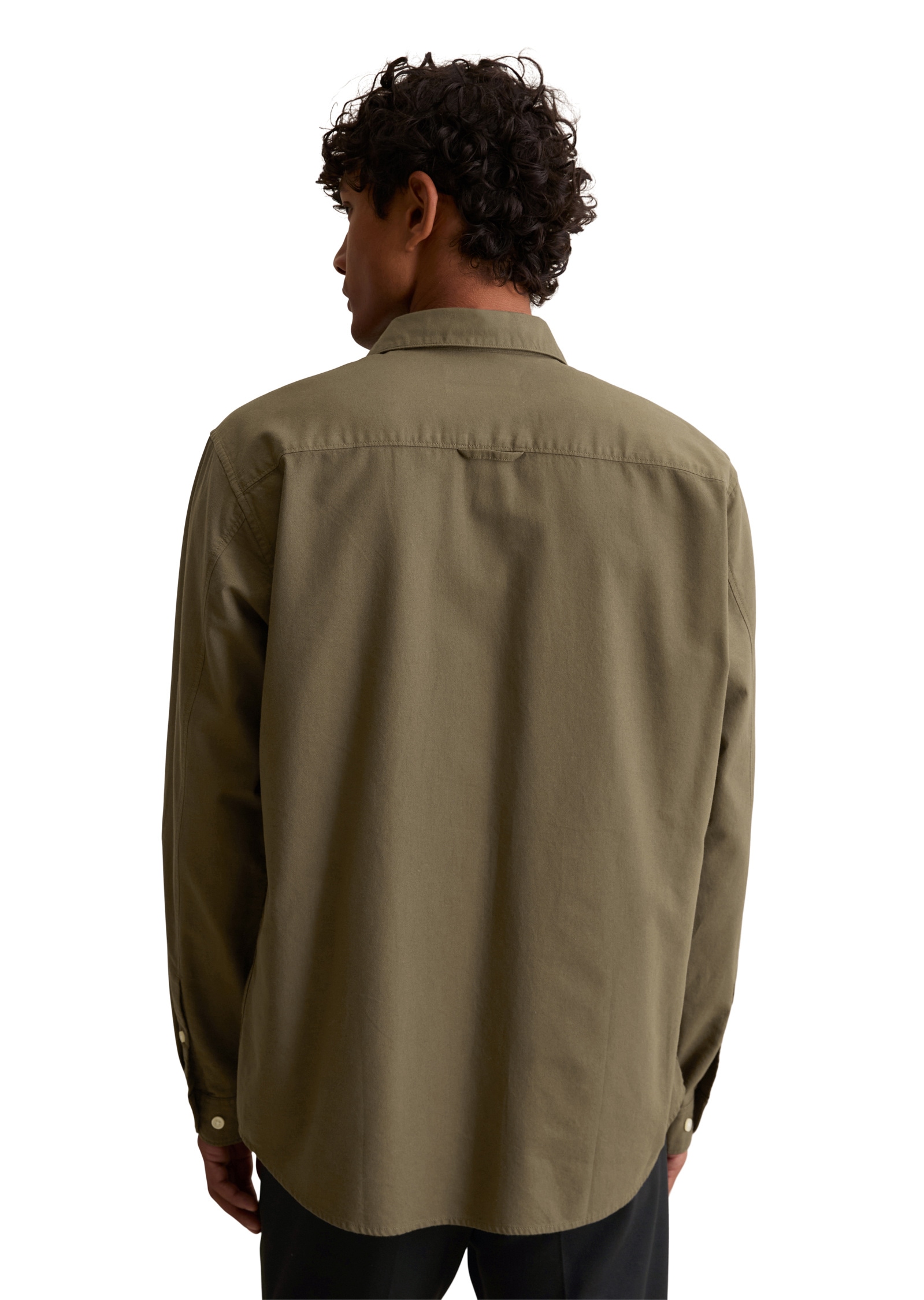 Marc O'Polo DENIM Langarmhemd »aus reiner Bio-Baumwolle«