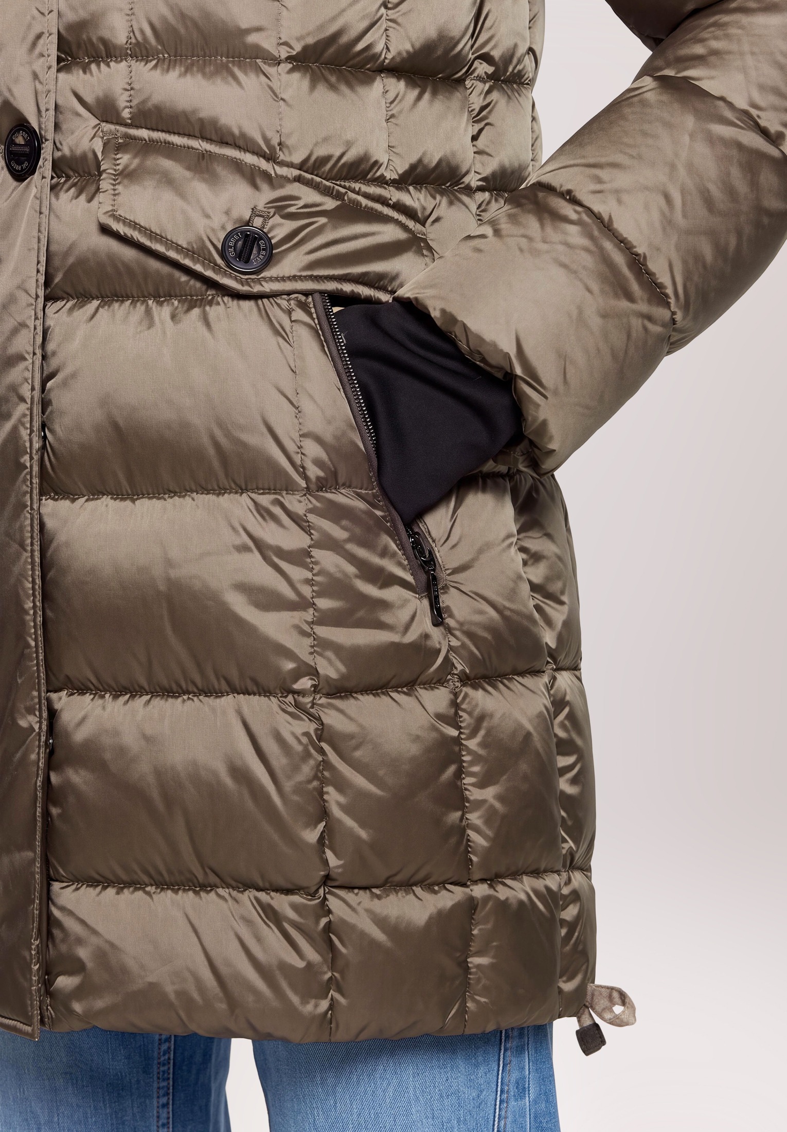Gil Bret Winterjacke »Damen mit abnehmbarer Kapuze« mit Kapuze