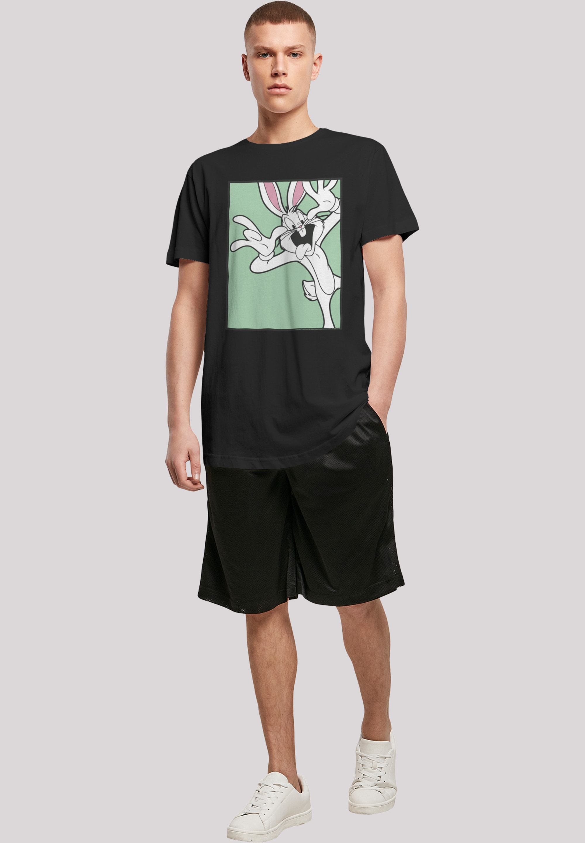 F4NT4STIC T-Shirt »Looney Tunes Bugs Bunny Funny Face«, Print