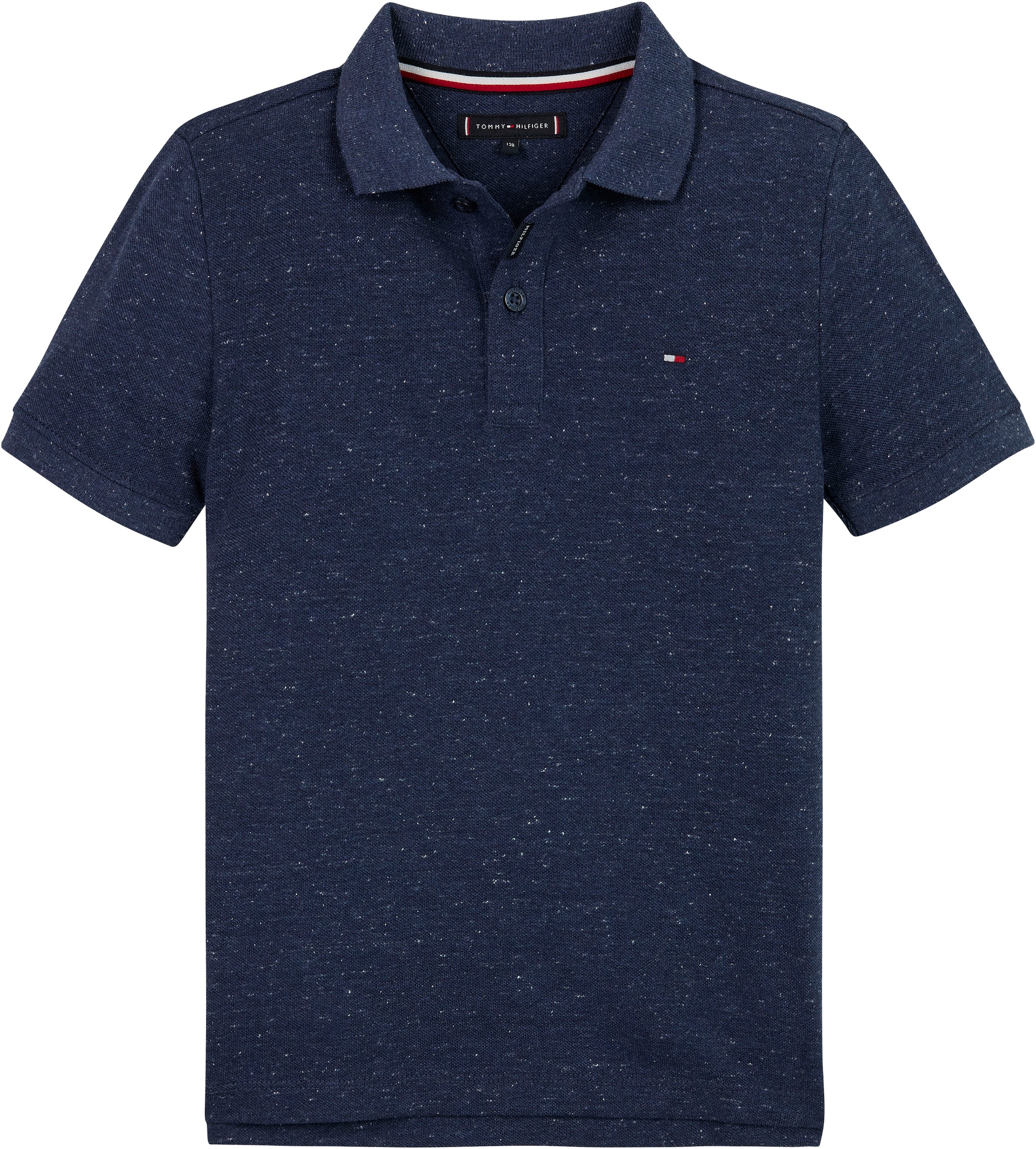 Tommy Hilfiger Poloshirt »MONOTYPE MELANGE REGULAR POLO SS«, Kinder bis 16 Jahre mit Logostickerei