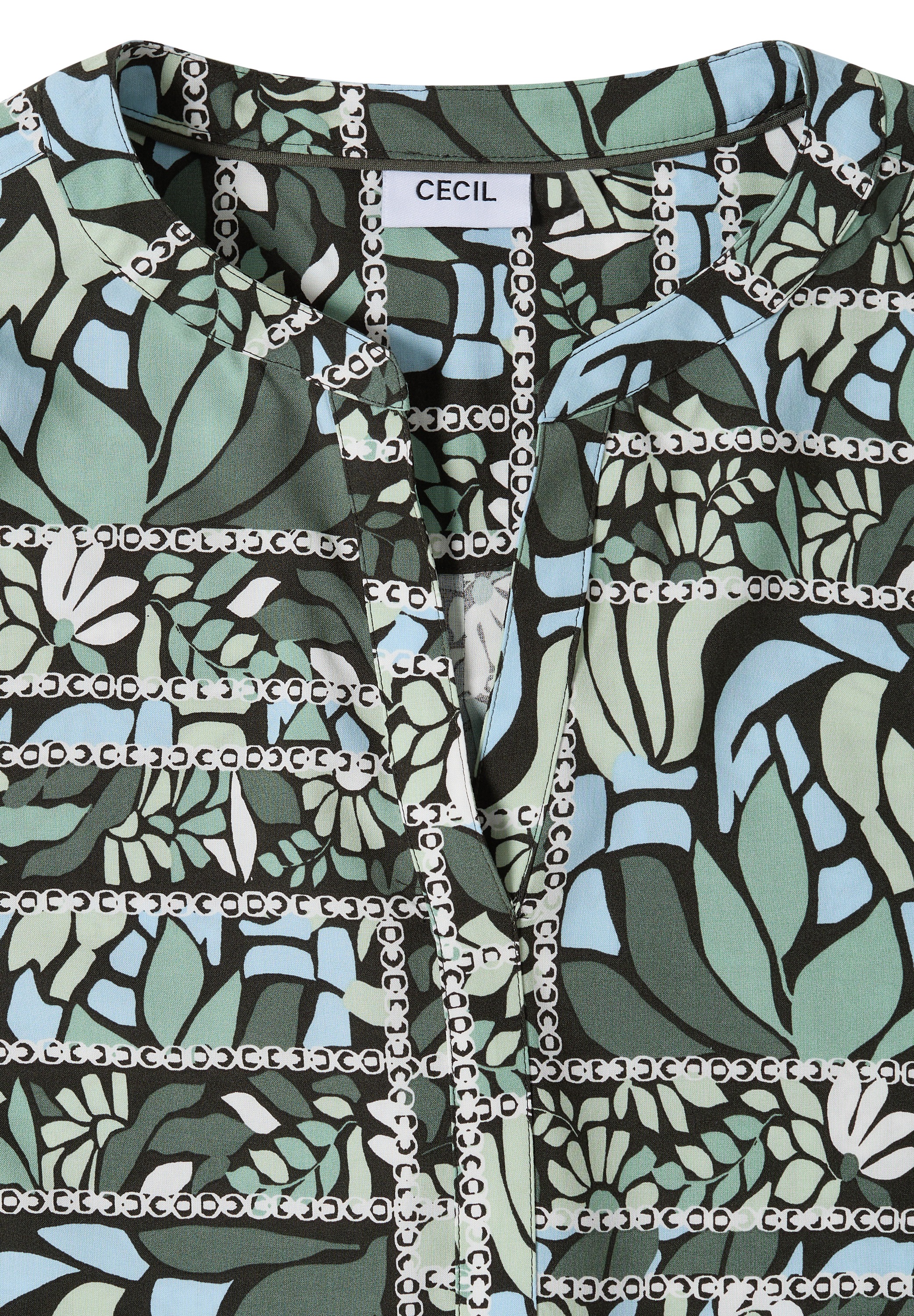 Cecil Klassische Bluse mit 3/4 Ärmeln