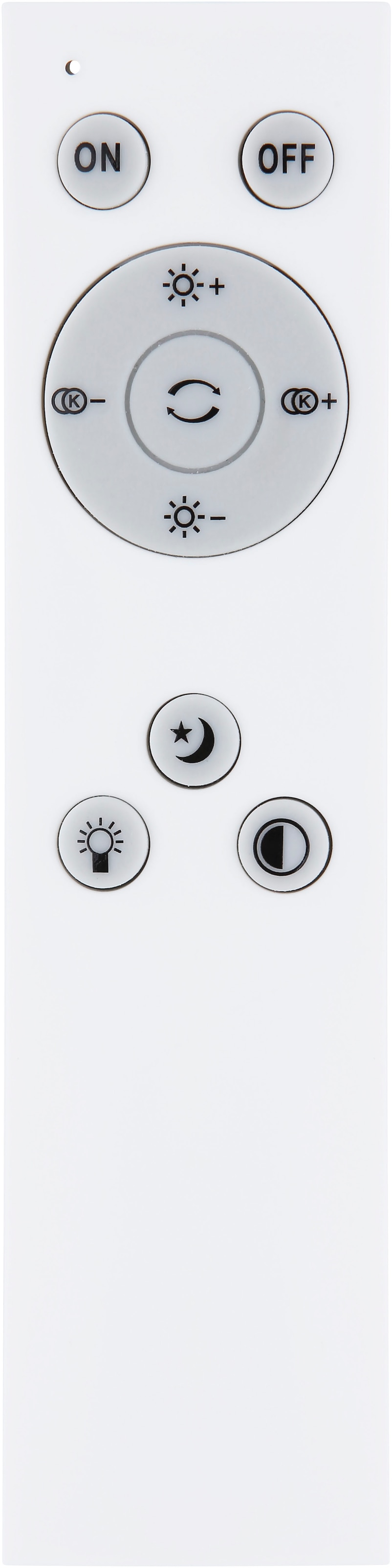 GLOBO LIGHTING Deckenleuchte »MANNI« LED-Modul 1 Stk. Deckenleuchte schwarz/bronze, LED dimmbar, Fernbedienung