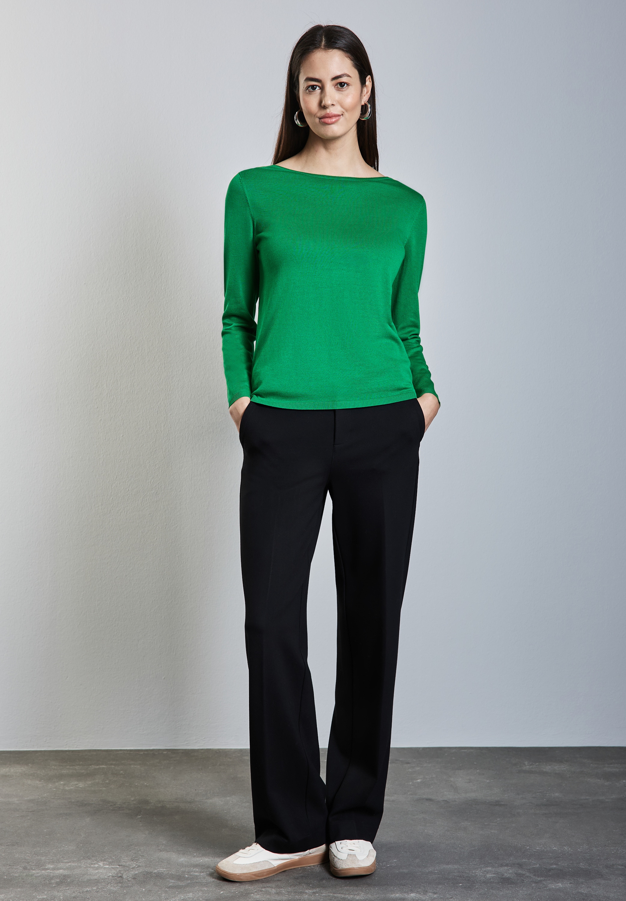 Thumbnail - STREET ONE Strickpullover mit U-Boot-Ausschnitt