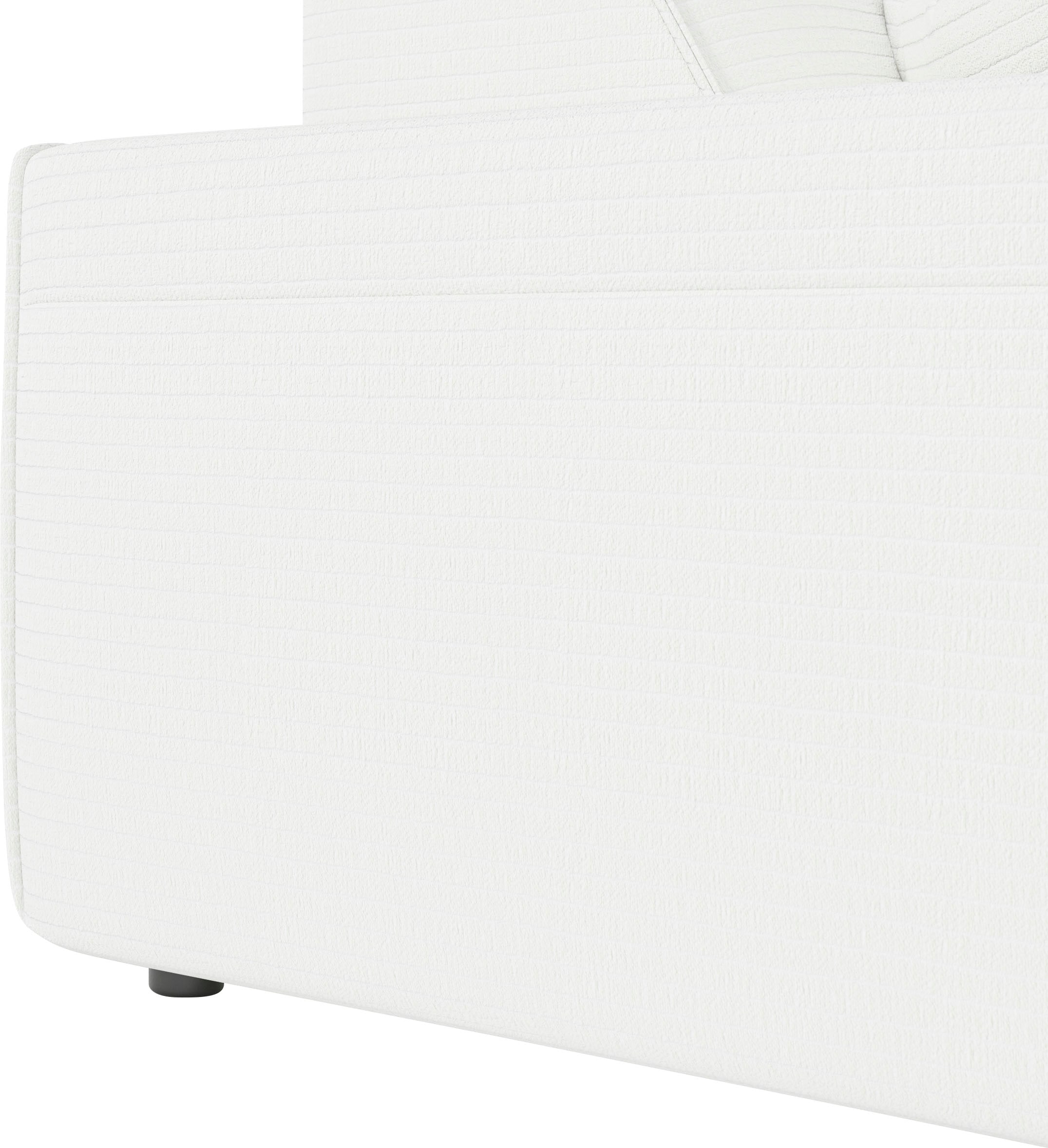 andas Big-Sofa »Glimminge  auch in Breitcord, Feincord + Easy care-Bezug,«, besondere Kedernähte Zierkissen