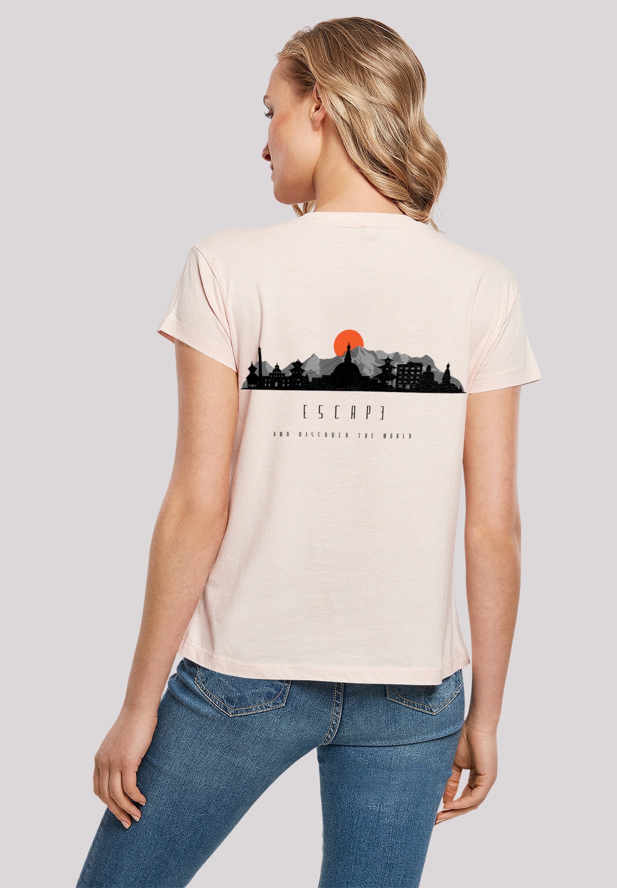 F4NT4STIC T-Shirt "Escape Discover the World Asian Town", Premium Qualität, günstig online kaufen