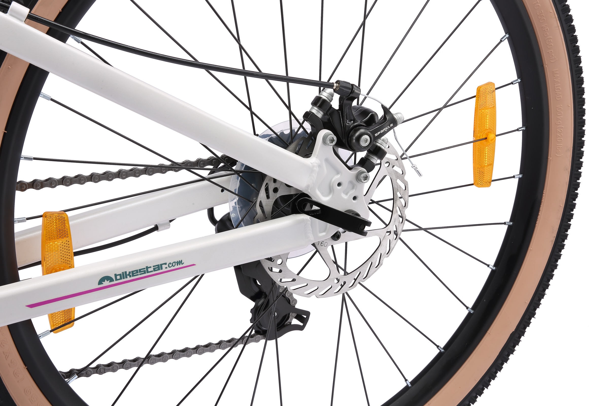 Bikestar Mountainbike 21 Gang Shimano RD-TY300 Schaltwerk Kettenschaltung für Damen und Herren, Kettenschaltung